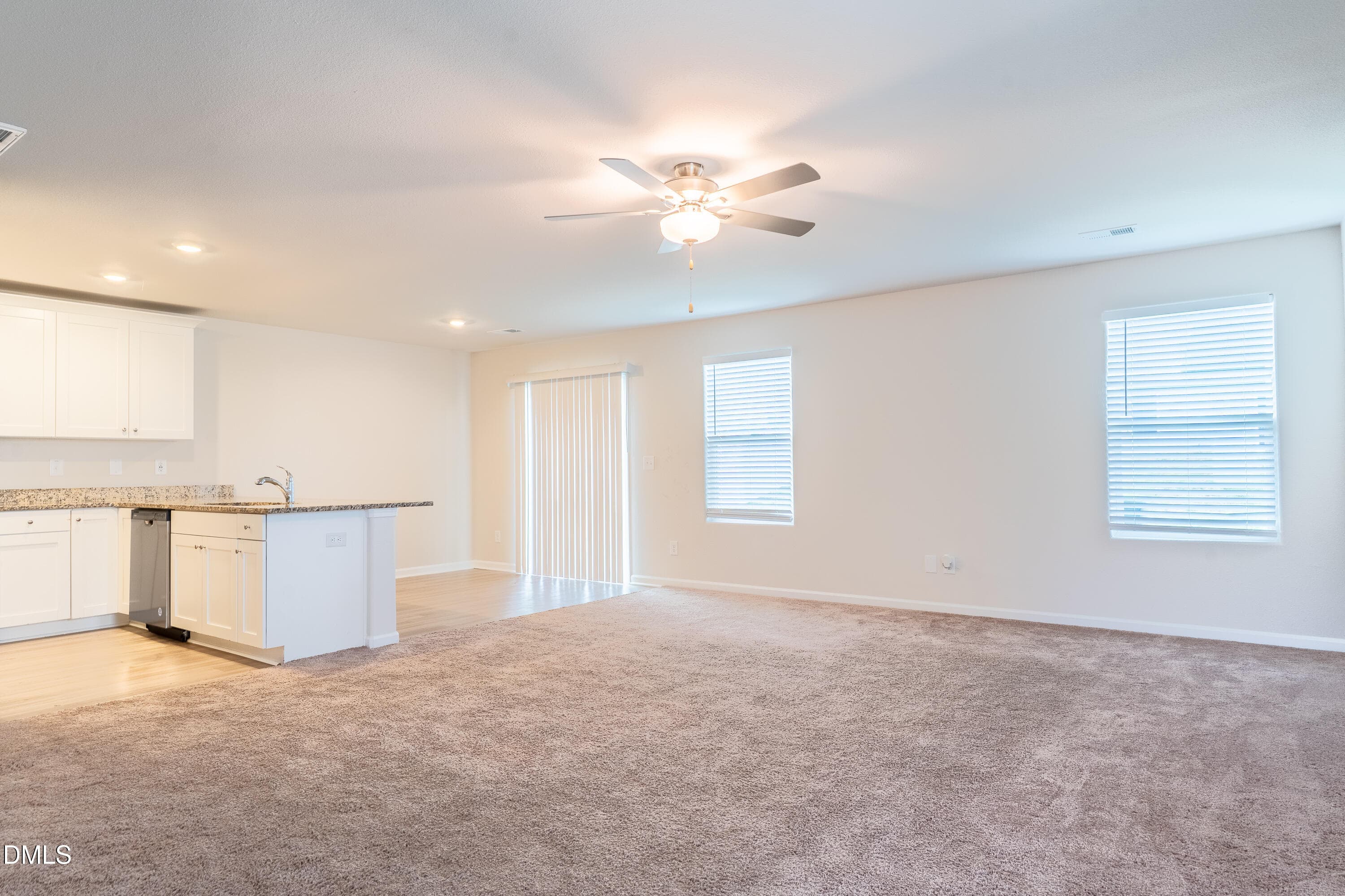 Living Room-Dining Room - 106 Long Green Way, Oxford, NC 27565