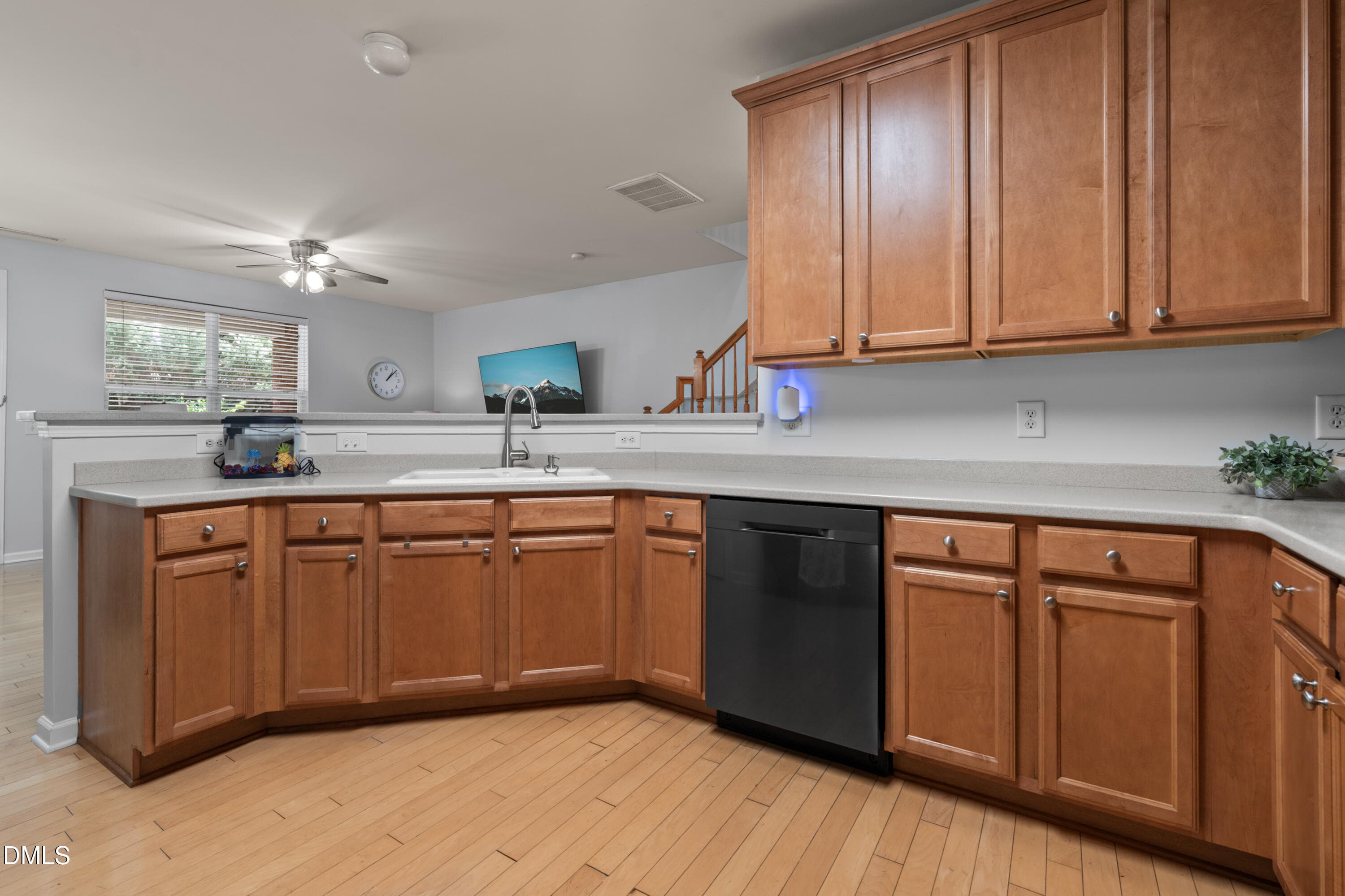 Kitchen Overlooking Living Room - 204 Lone Star Way, Cary, NC 27519, Cary