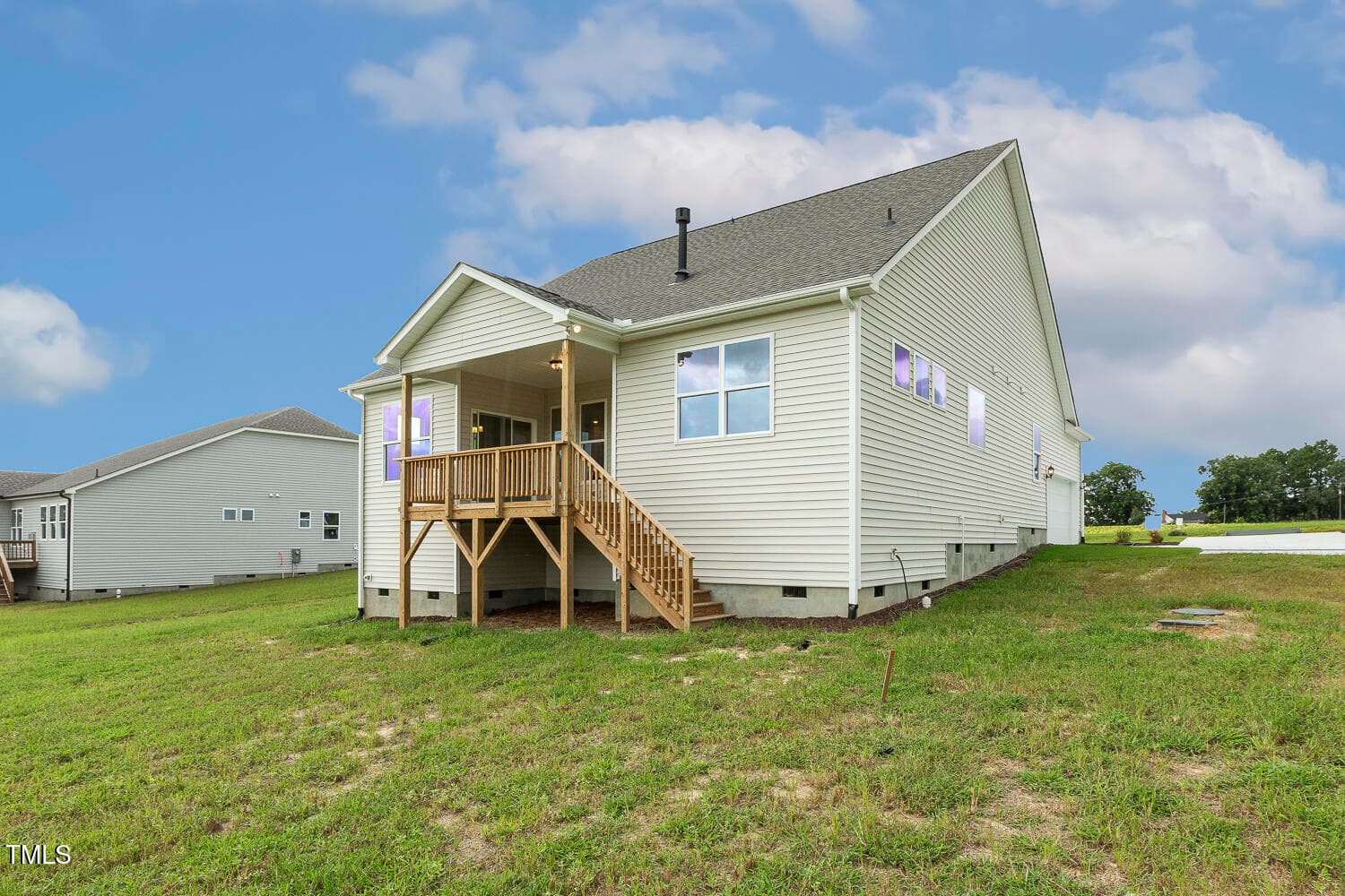 Backyard - 93 Ausban Ridge Lane, Four Oaks, NC 27524