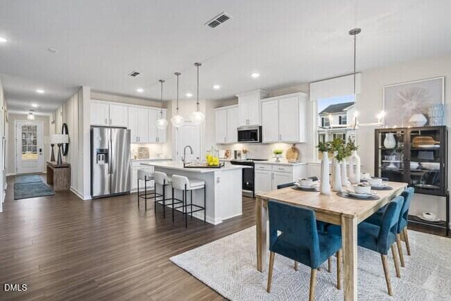 Dining.kitchen.foyer - 82 Seagrass Landing, Lillington, NC 27546
