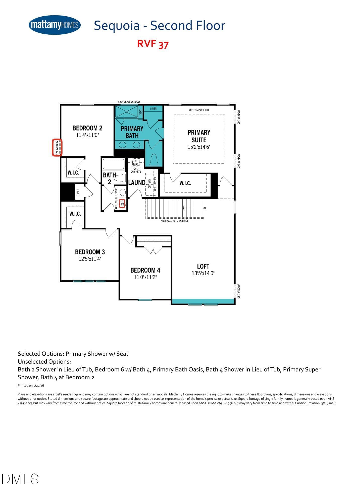 RVF 37 Sequoia FC floorplan rendering_P - 42 Mendenhall Drive, Angier, NC 27501