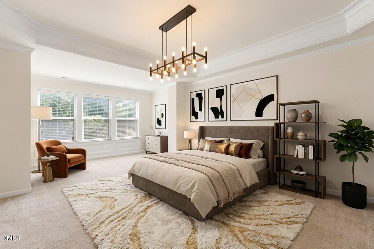 Staged Bedroom - 1132 Cozy Oak Avenue, Cary, NC 27519, Cary