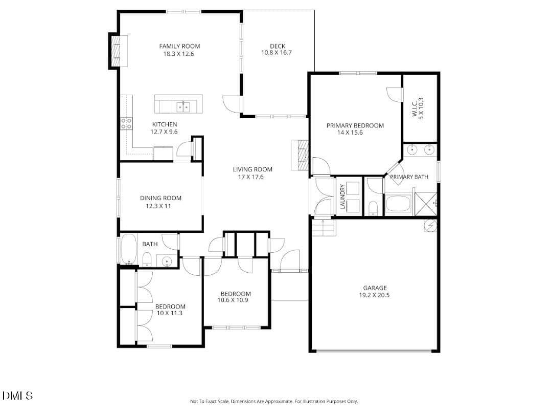 Floorplan - 1219 Waterford Green Drive, Apex, NC 27502