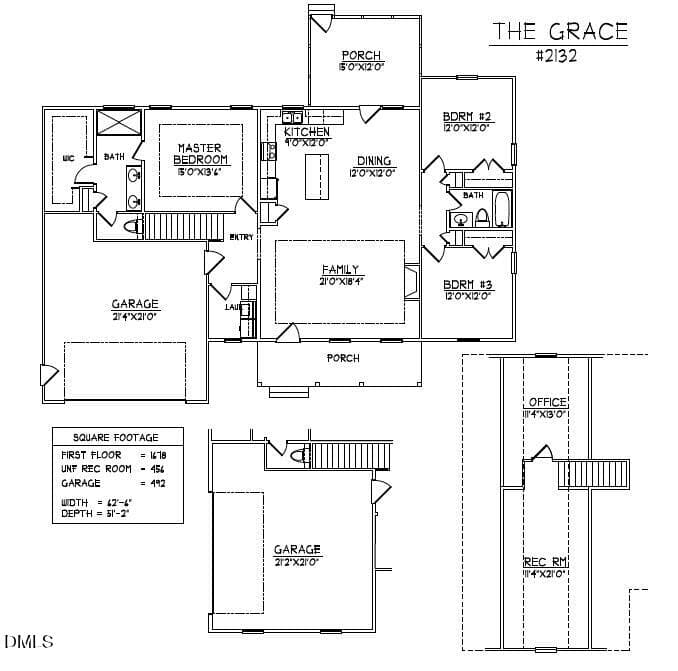Floorplan - 1805 S Big Woods Road, Spring Hope, NC 27882