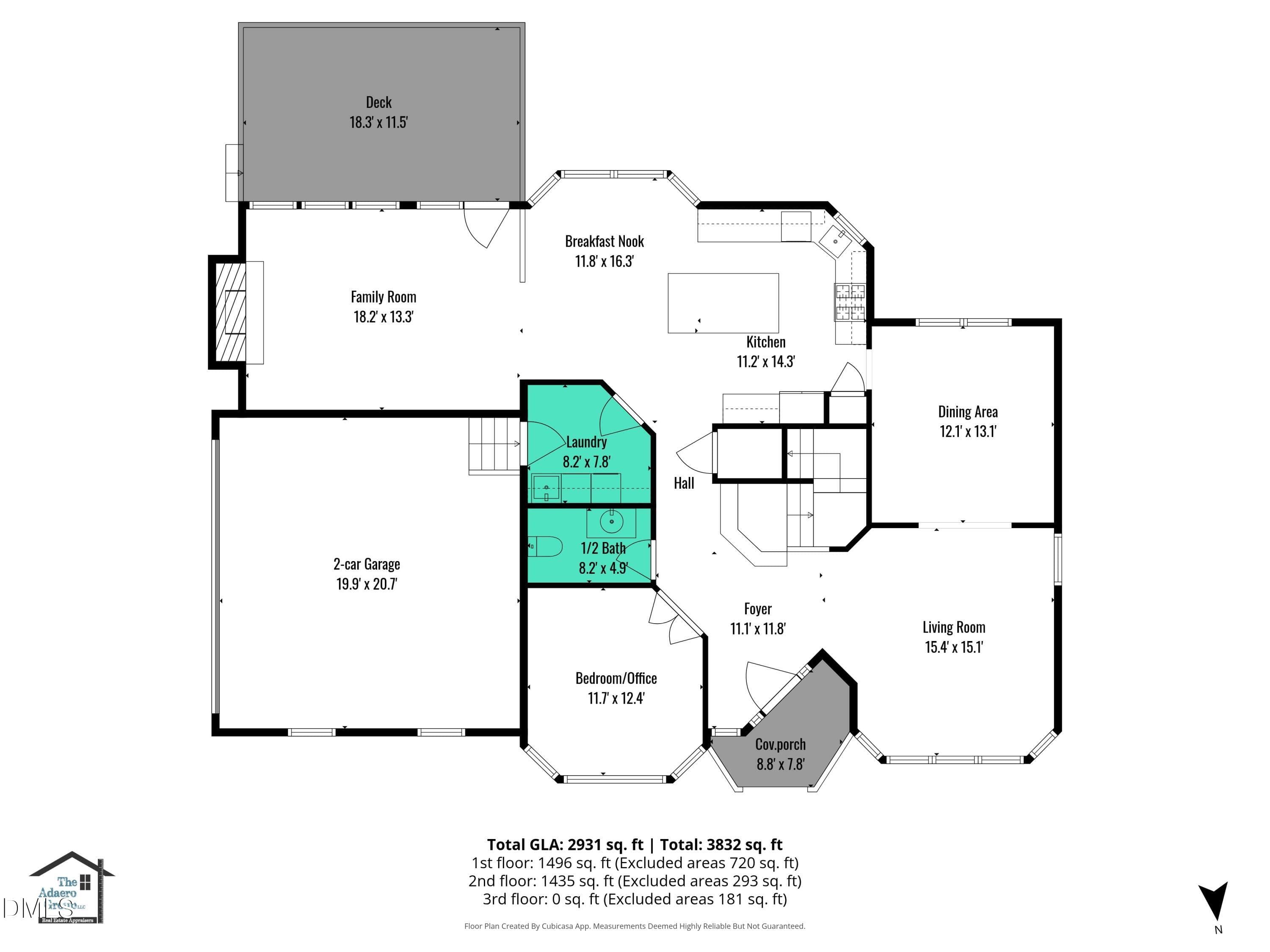 1st_floor_2509_barton_ridge_court_raleig - 2509 Barton Ridge Court, Raleigh, NC 27613, Raleigh