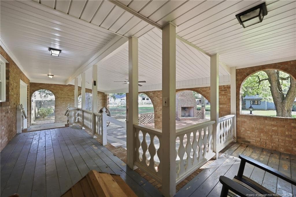 back porch - 2848 Old Stage Road S, Erwin, NC 28339