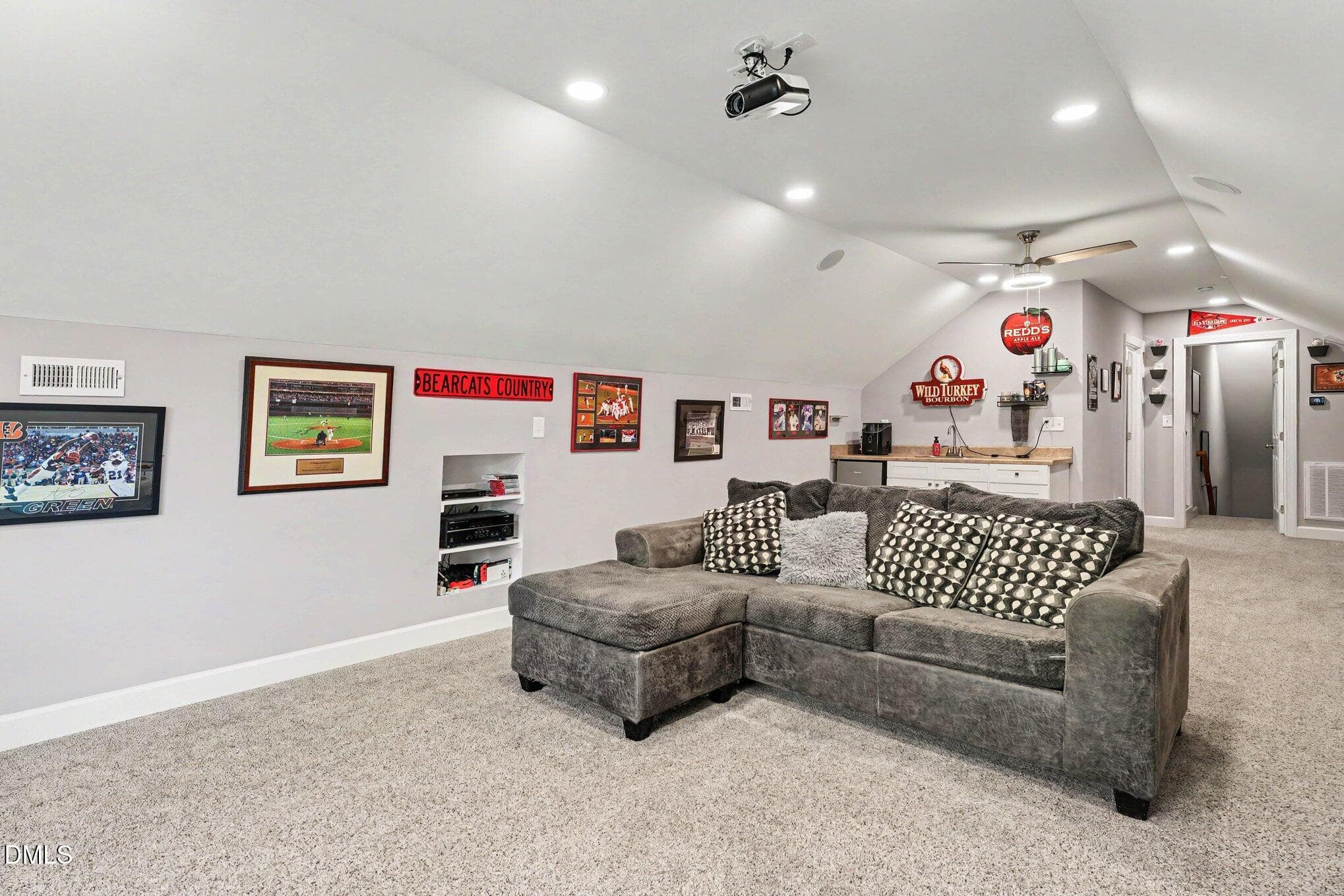 Theater Room - 3005 Grandview Heights Lane, Raleigh, NC 27614, Raleigh