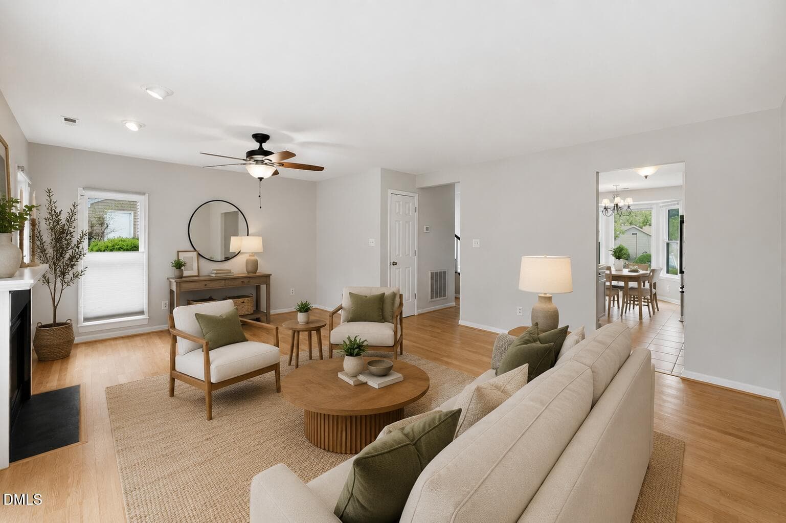 Living Room 2 - 513 Darby Glen Lane, Durham, NC 27713, Durham