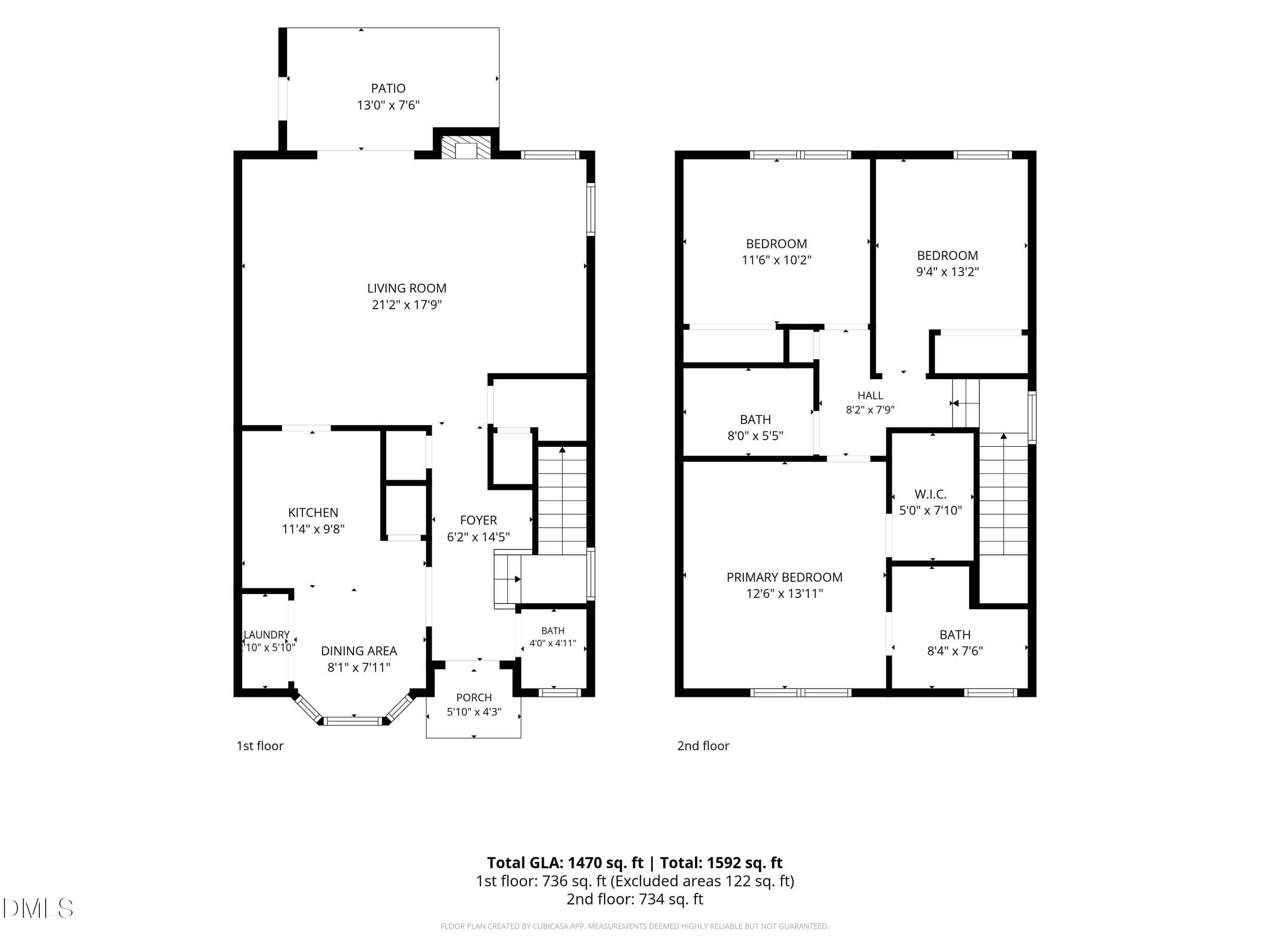 Floorplan-2 story - 513 Darby Glen Lane, Durham, NC 27713, Durham