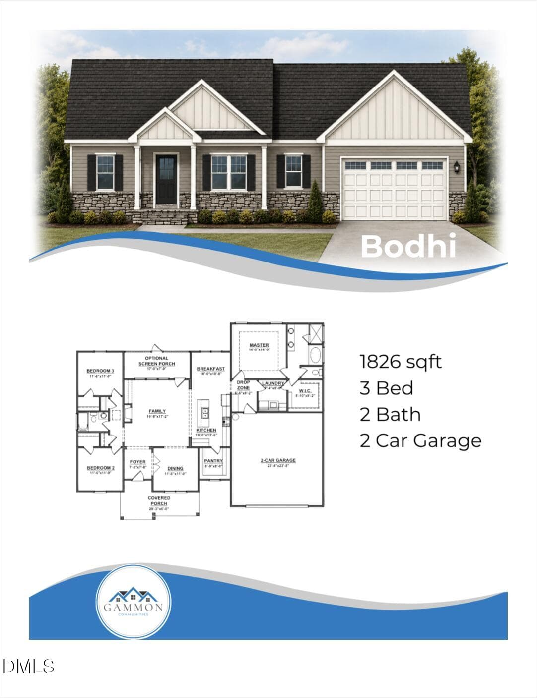 Bodhi 1826 - 310 Creeks Edge Drive, Pikeville, NC 27863