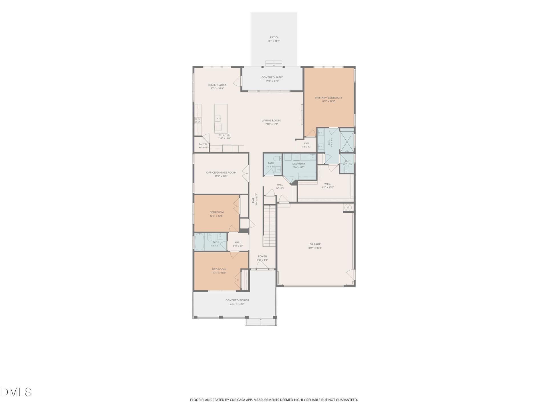 1st Floor Plan - 152 S Allen Road, Wake Forest, NC 27587