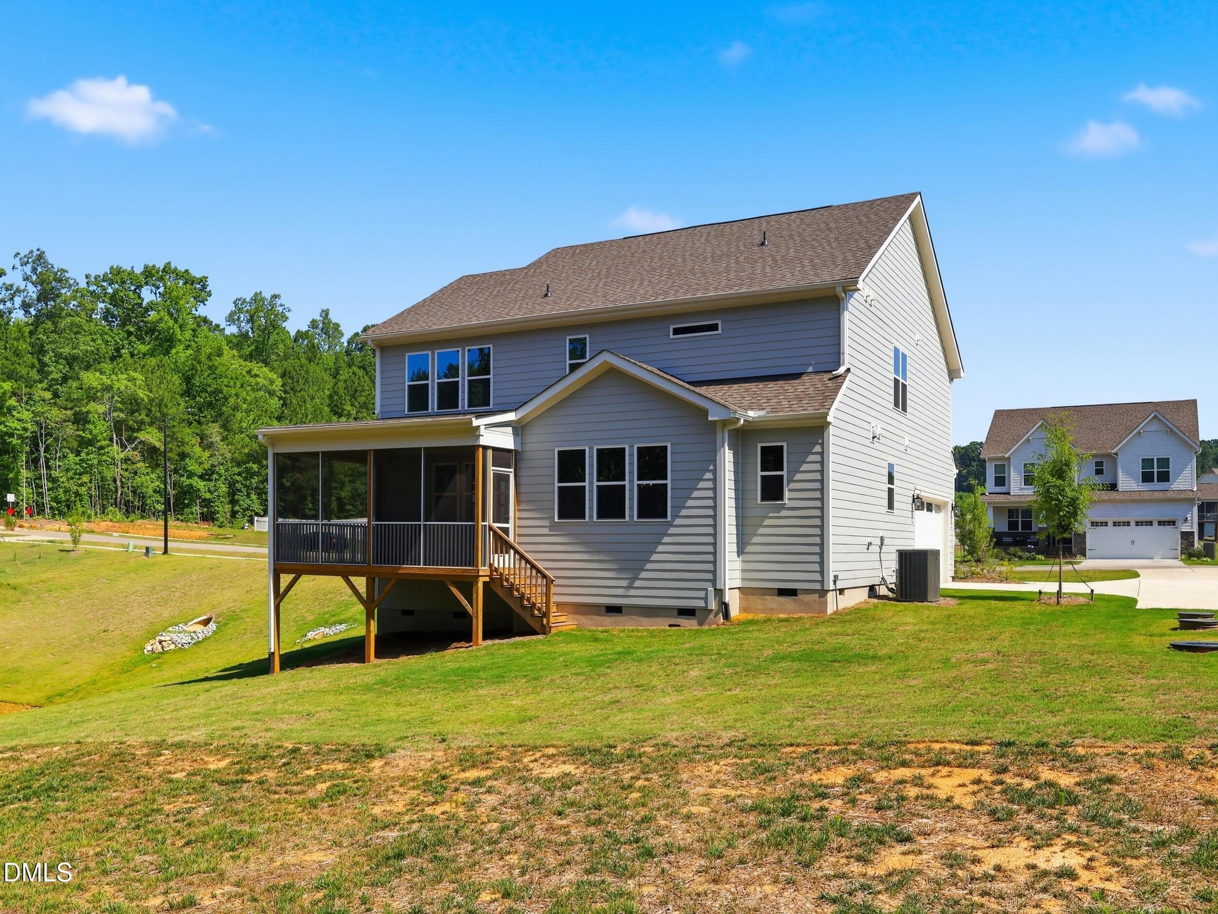 Back view - 5857 Genesee Drive, Durham, NC 27712, Durham