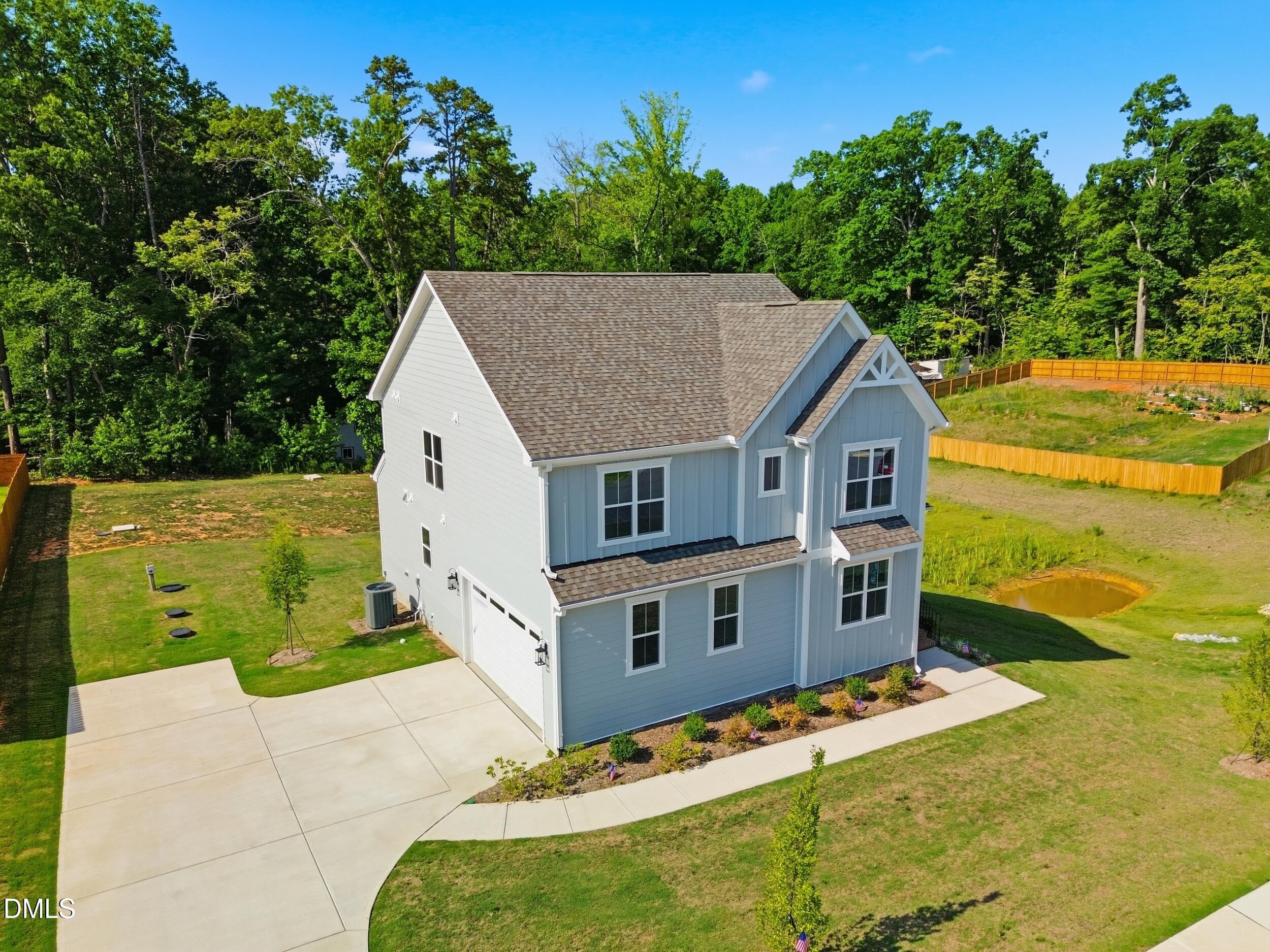 Back view - 5857 Genesee Drive, Durham, NC 27712, Durham