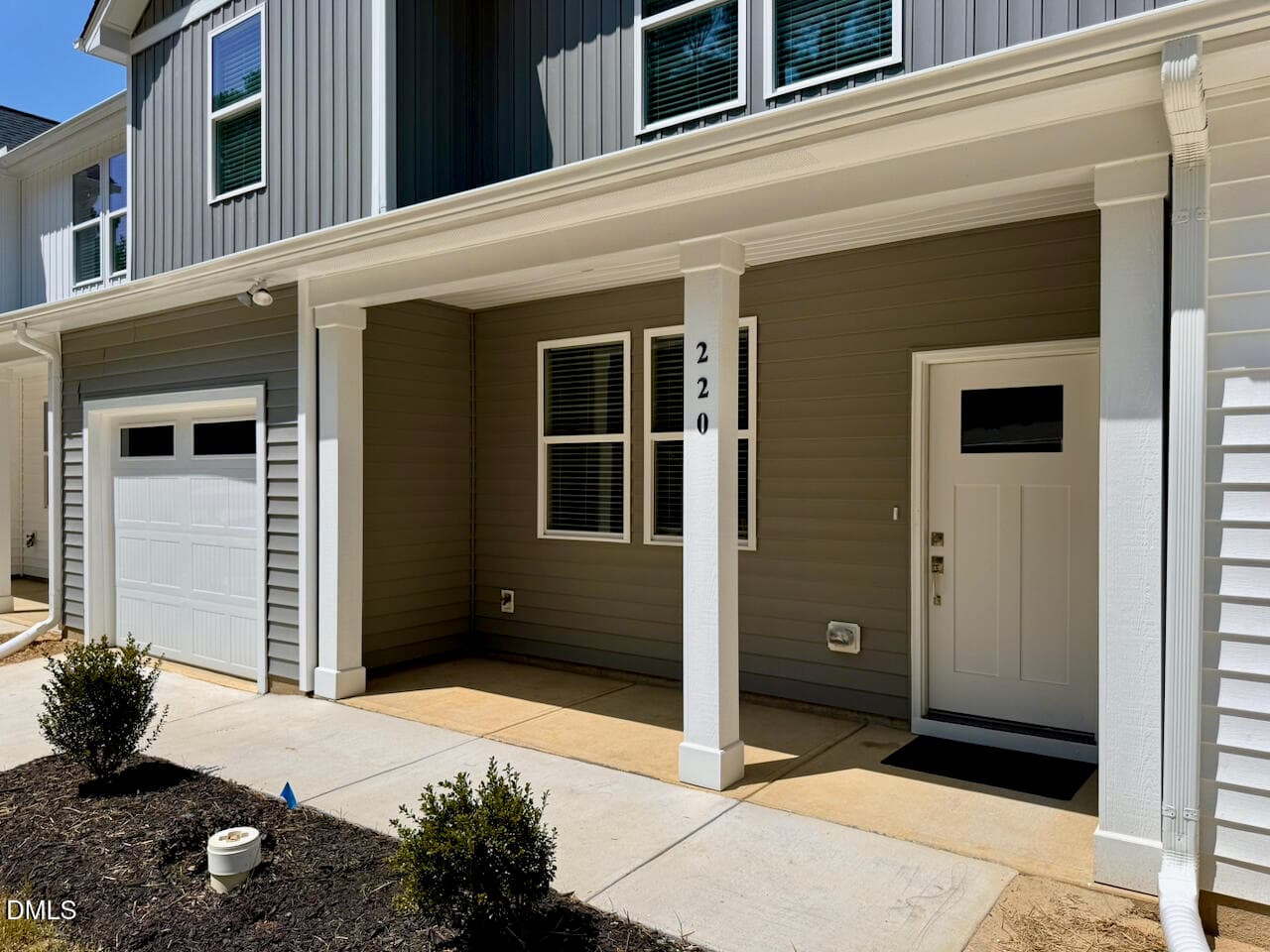 Front Entry + Attached Garage - 220 George Street, Four Oaks, NC 27524