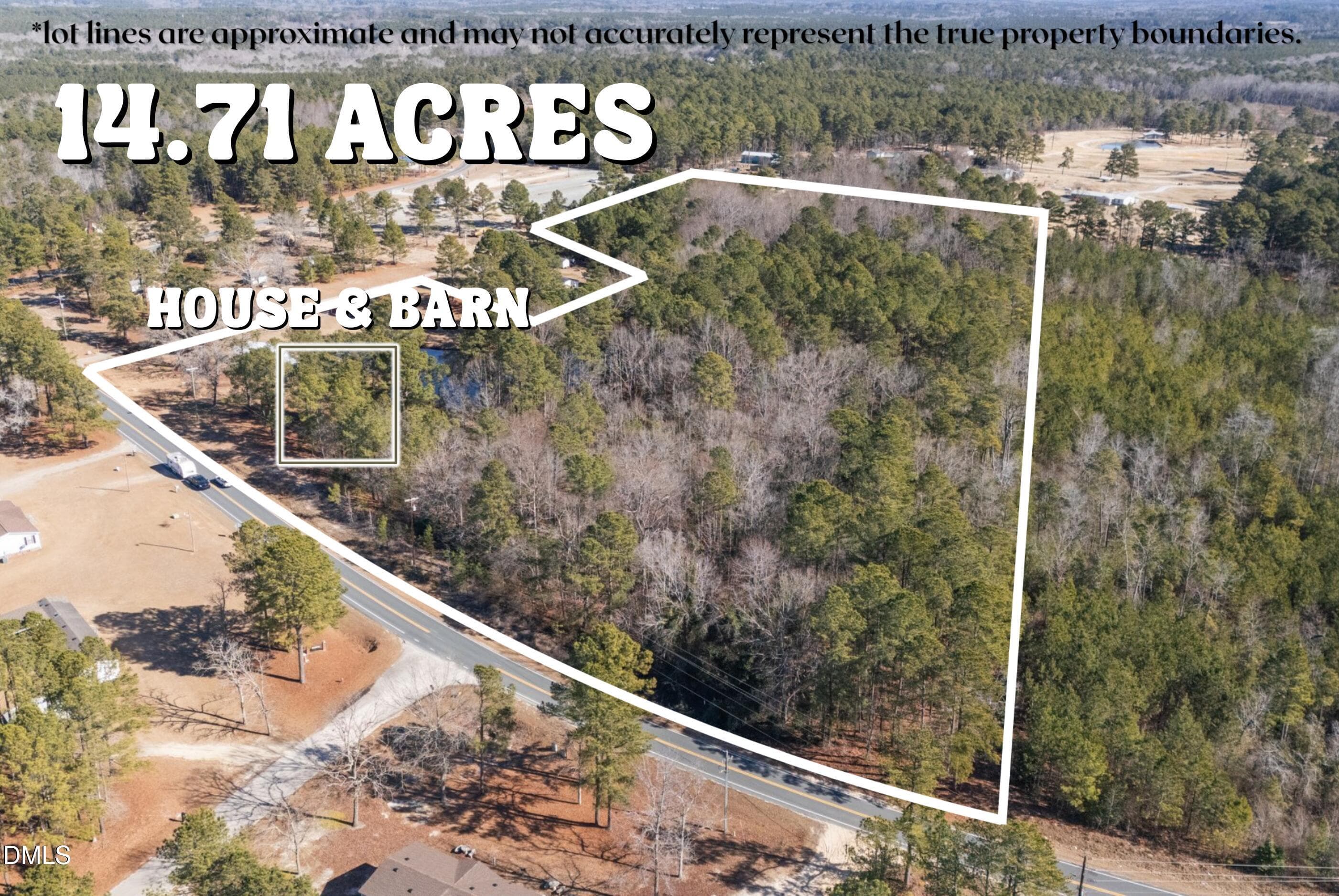 14.71 ACRES - 2630 Ponderosa Road, Cameron, NC 28326