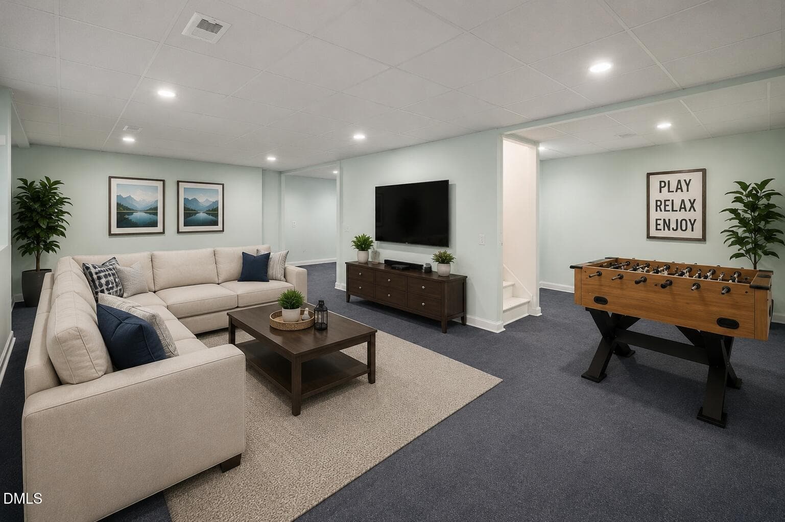 Basement Staged - 2108 Stanchion Street, Haw River, NC 27258, Haw River