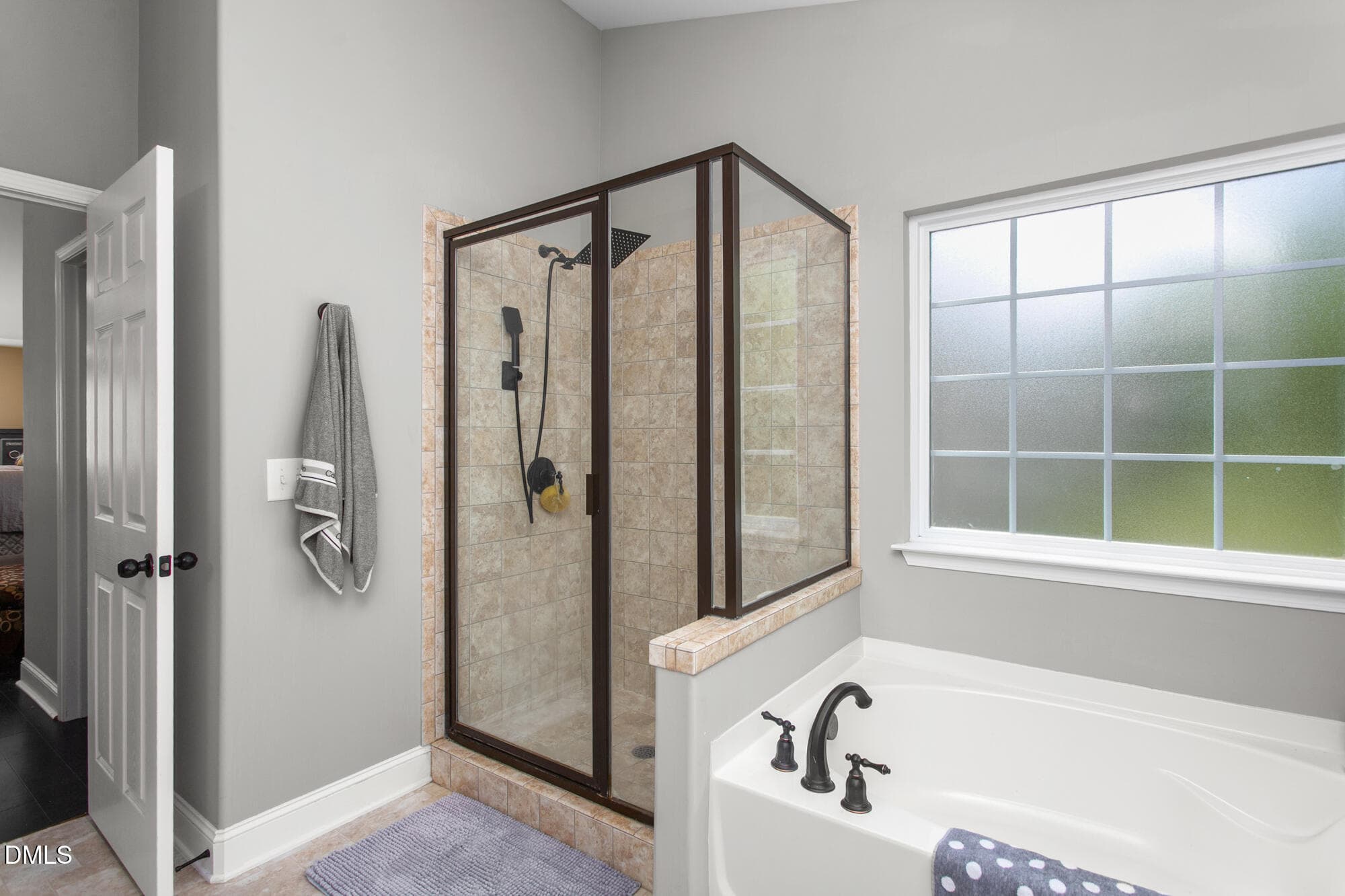 Primary bath w/walk-in shower - 2026 Heron Pointe Drive, Whitsett, NC 27377