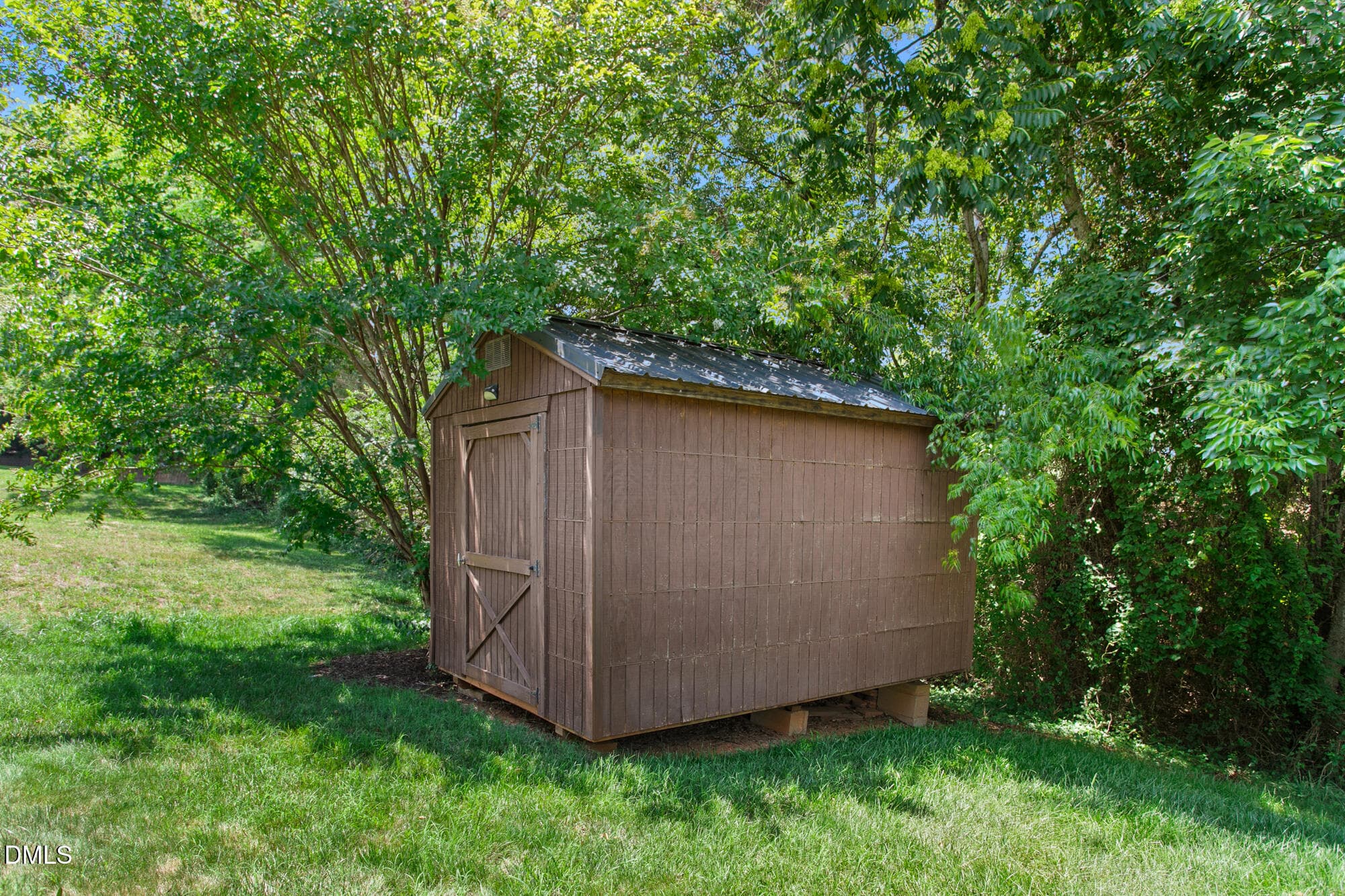 Storage shed - 2026 Heron Pointe Drive, Whitsett, NC 27377