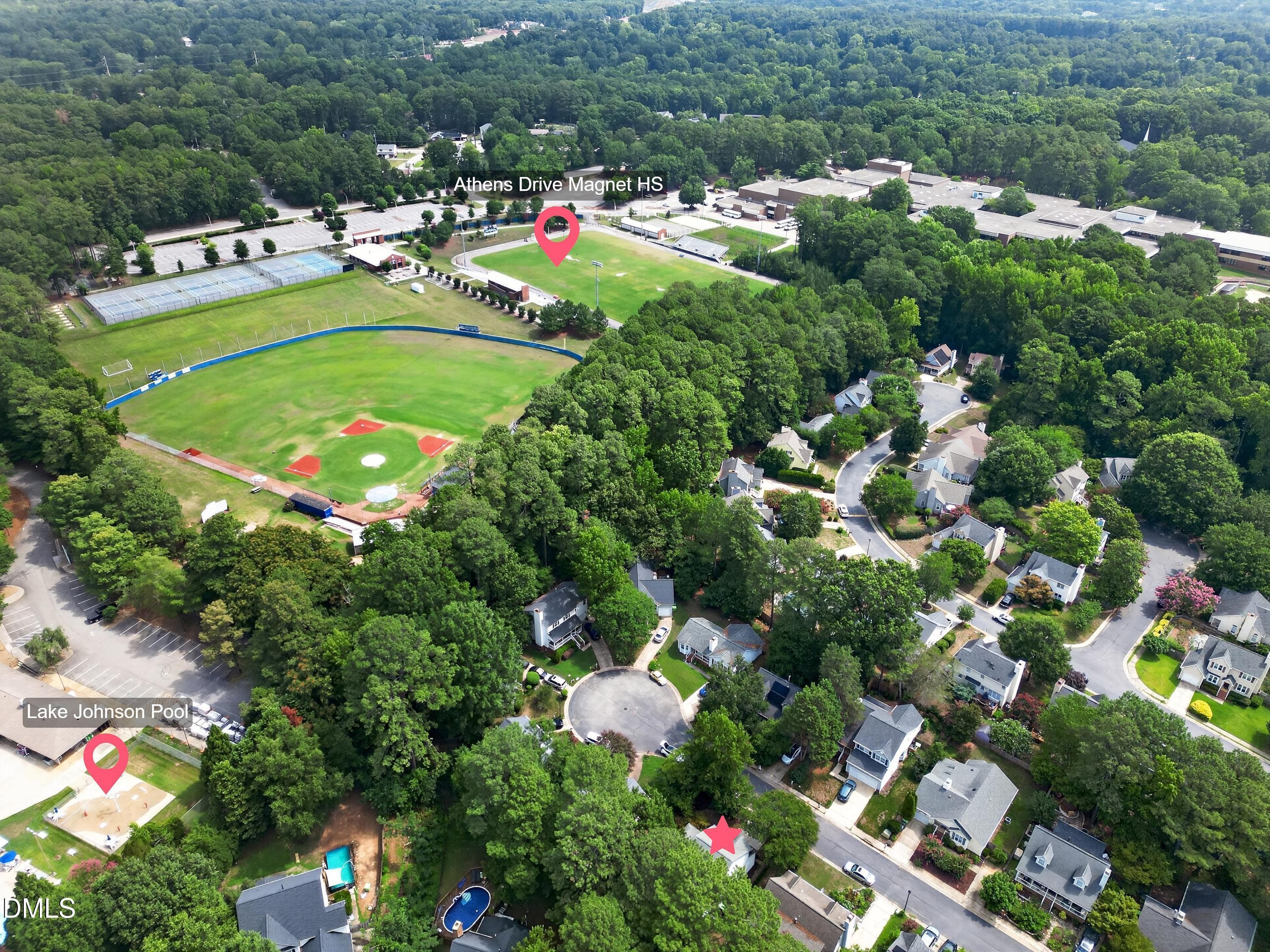 Aerial-8 - 1112 Stoneferry Lane, Raleigh, NC 27606, Raleigh