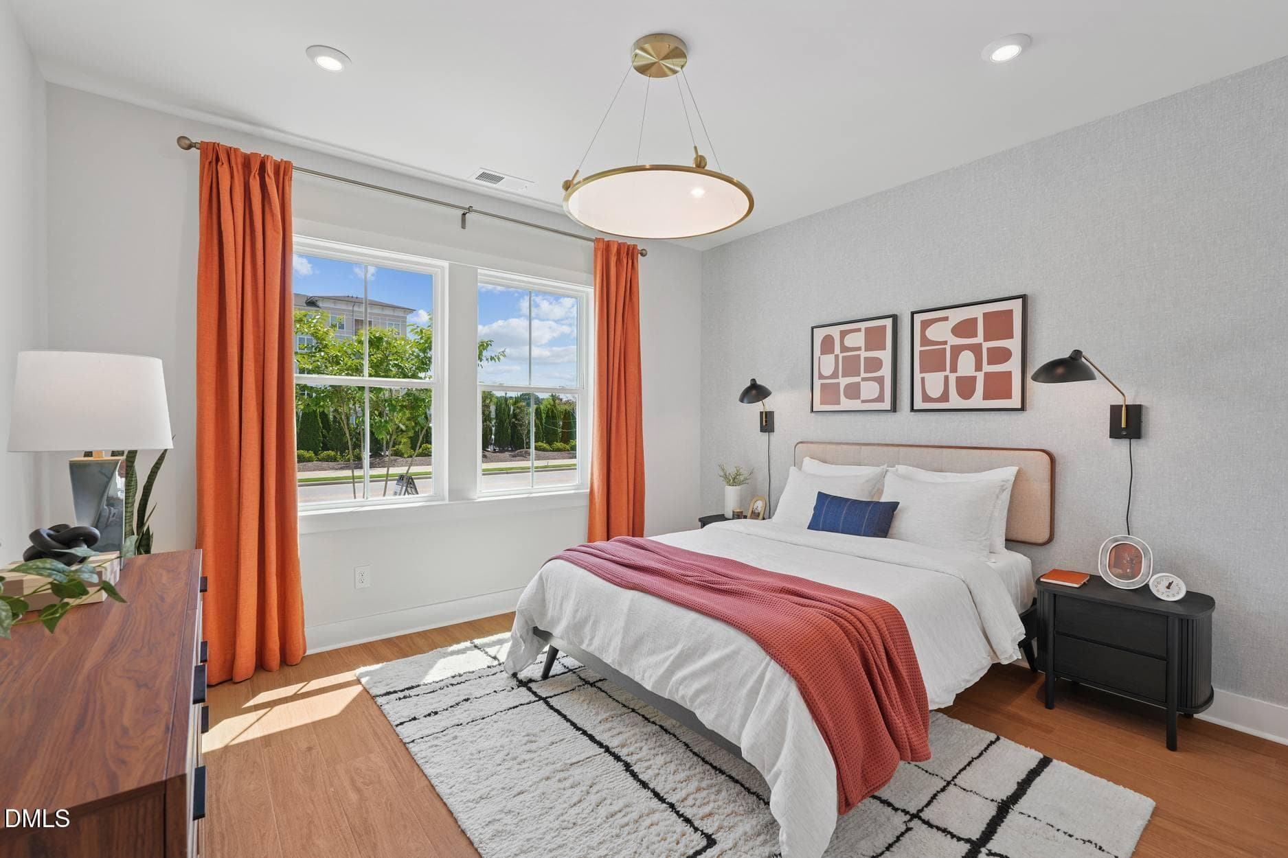 Twinleaf Townes 8_Holden Model_Bedroom 1 - 708 Hyperion Alley, Wake Forest, NC 27587