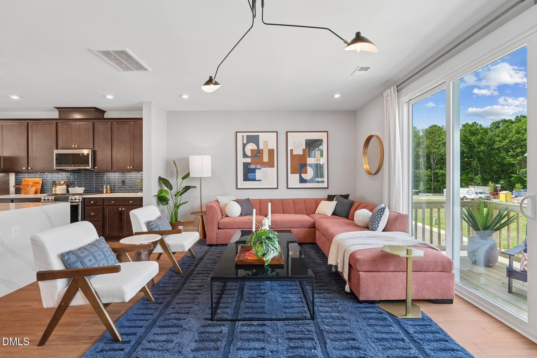 Twinleaf Townes 8_Holden Model_Living Ro - 708 Hyperion Alley, Wake Forest, NC 27587