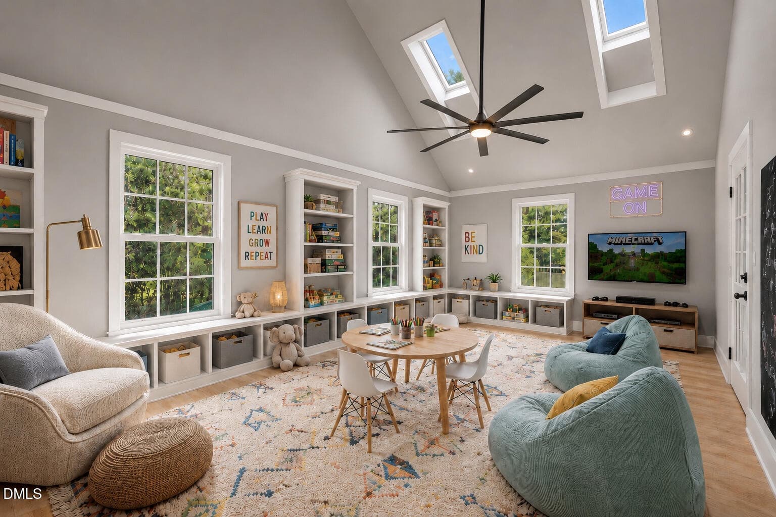 Playroom_Virtual_Staging_High_Quality - 224 Cross Current Lane, Raleigh, NC 27610, Raleigh