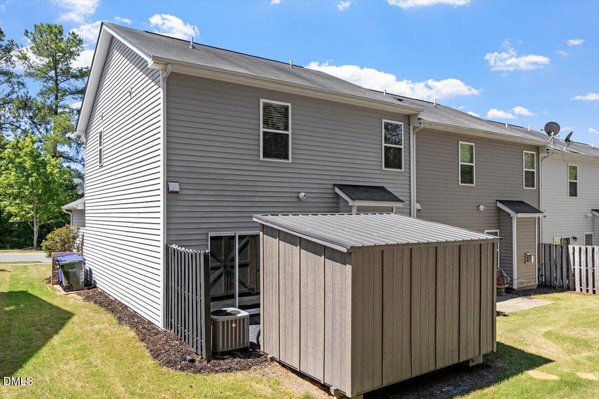 Back w/Shed - 115 Golden Meadow Court, Durham, NC 27704, Durham