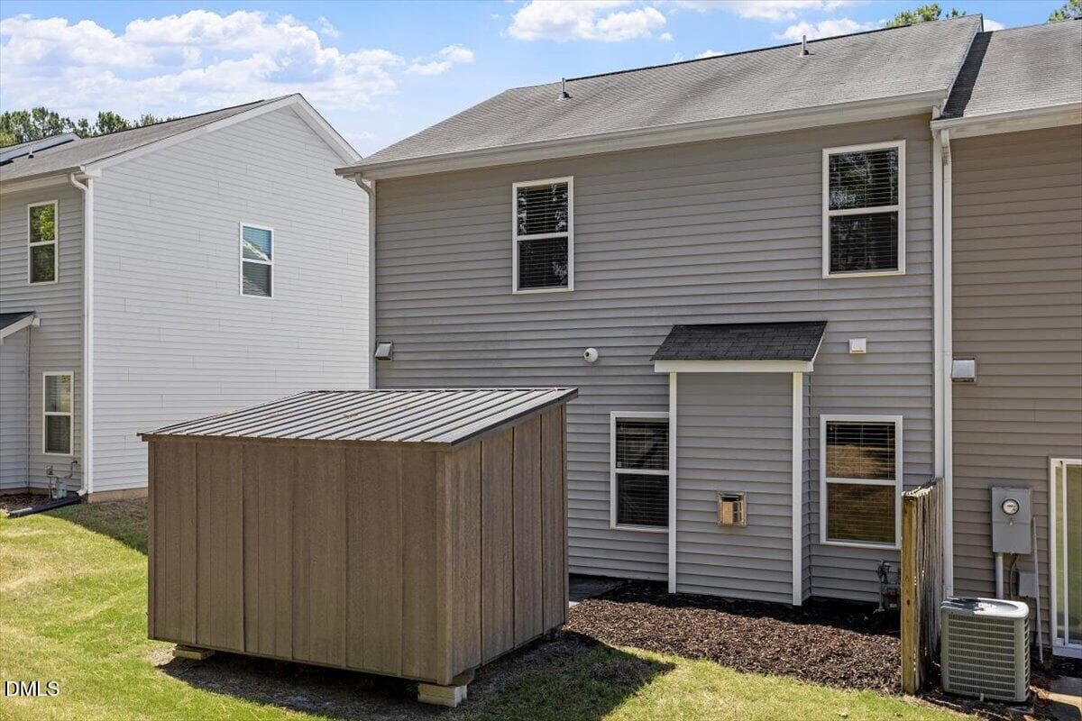 Back W/Shed - 115 Golden Meadow Court, Durham, NC 27704, Durham