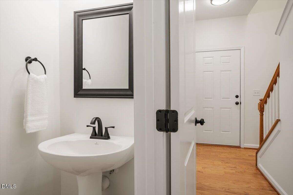 Hallway Powder Room - 115 Golden Meadow Court, Durham, NC 27704, Durham