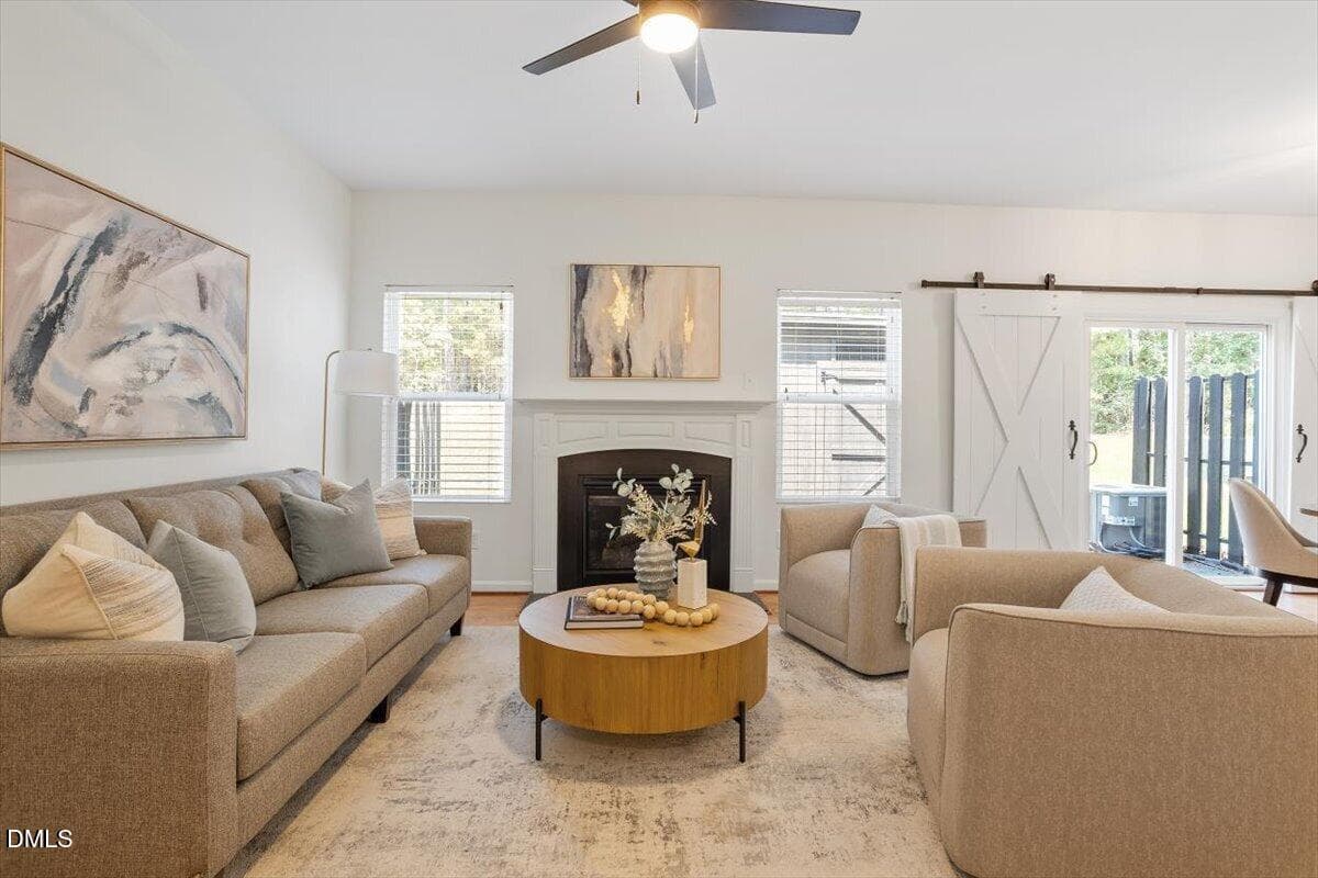 Living Room - 115 Golden Meadow Court, Durham, NC 27704, Durham