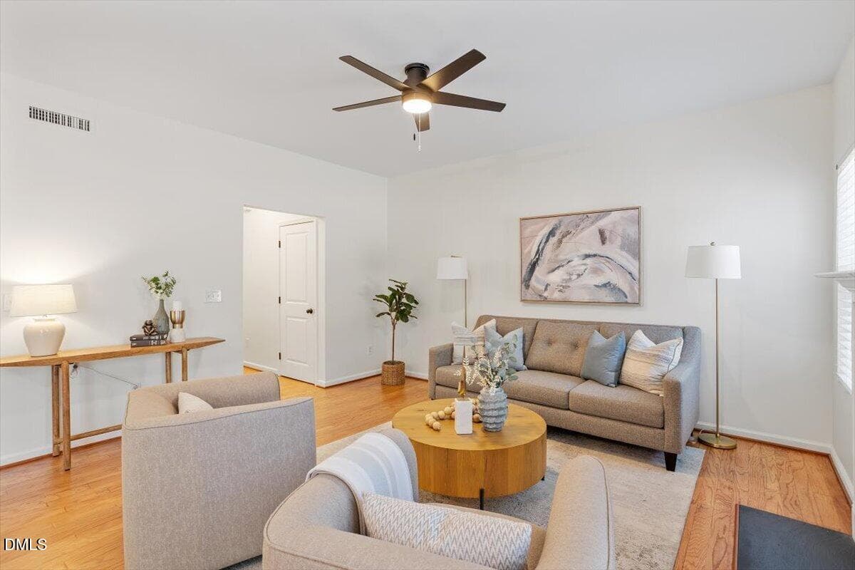 Living Room Side - 115 Golden Meadow Court, Durham, NC 27704, Durham