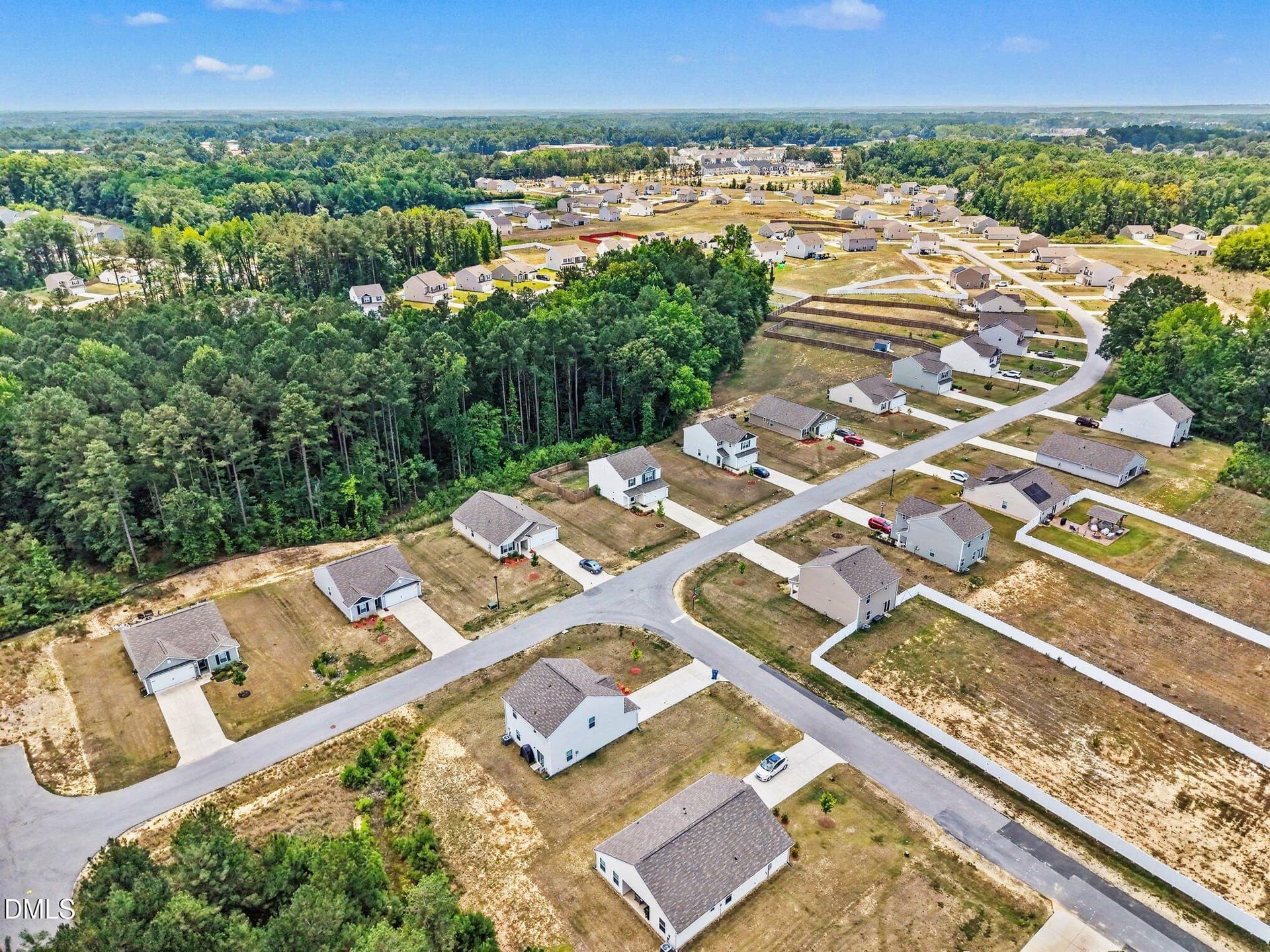 Aerial View - 358 Coleshill Road, Angier, NC 27501
