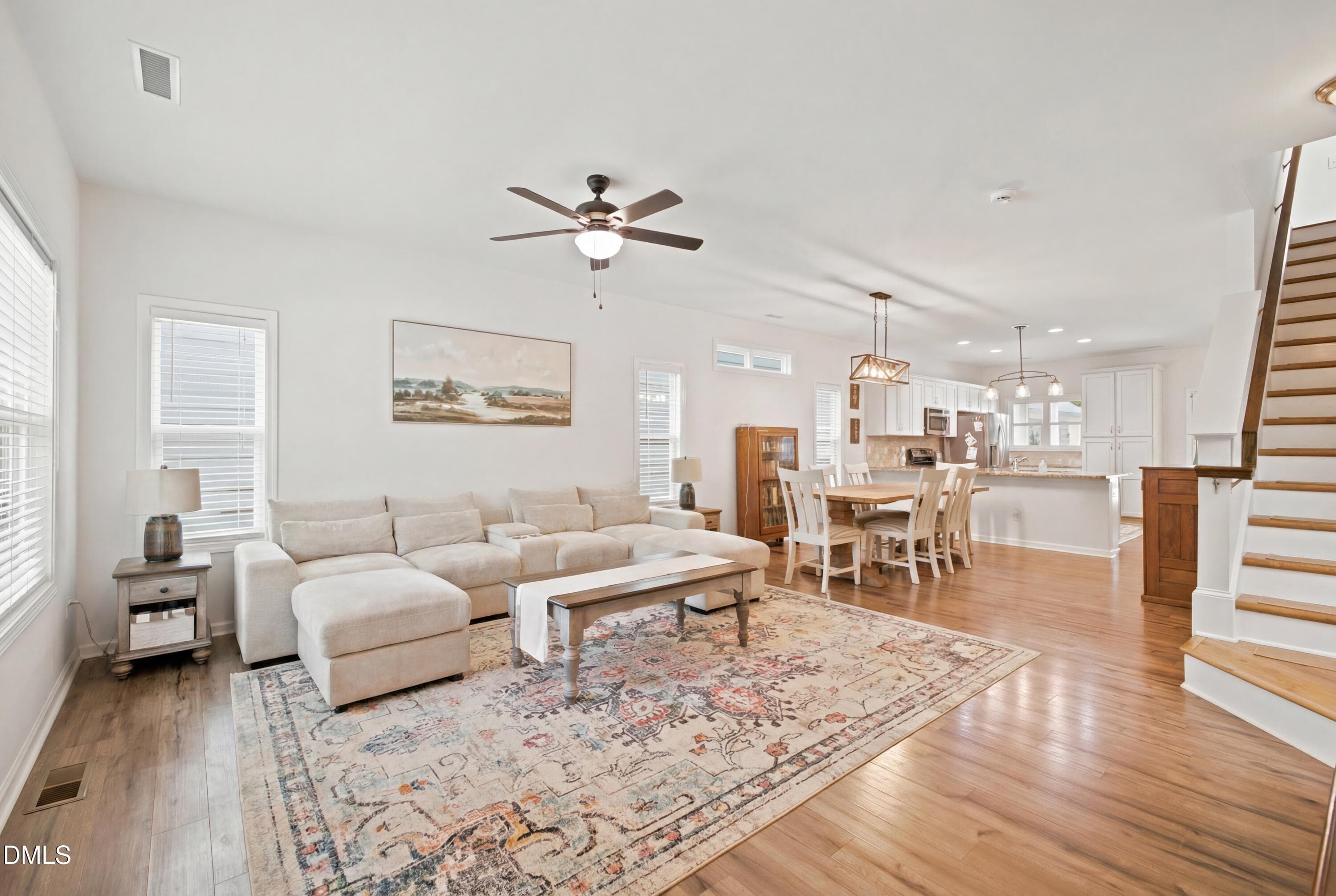 Open Living/Dining - 1625 Main Divide Drive, Wake Forest, NC 27587