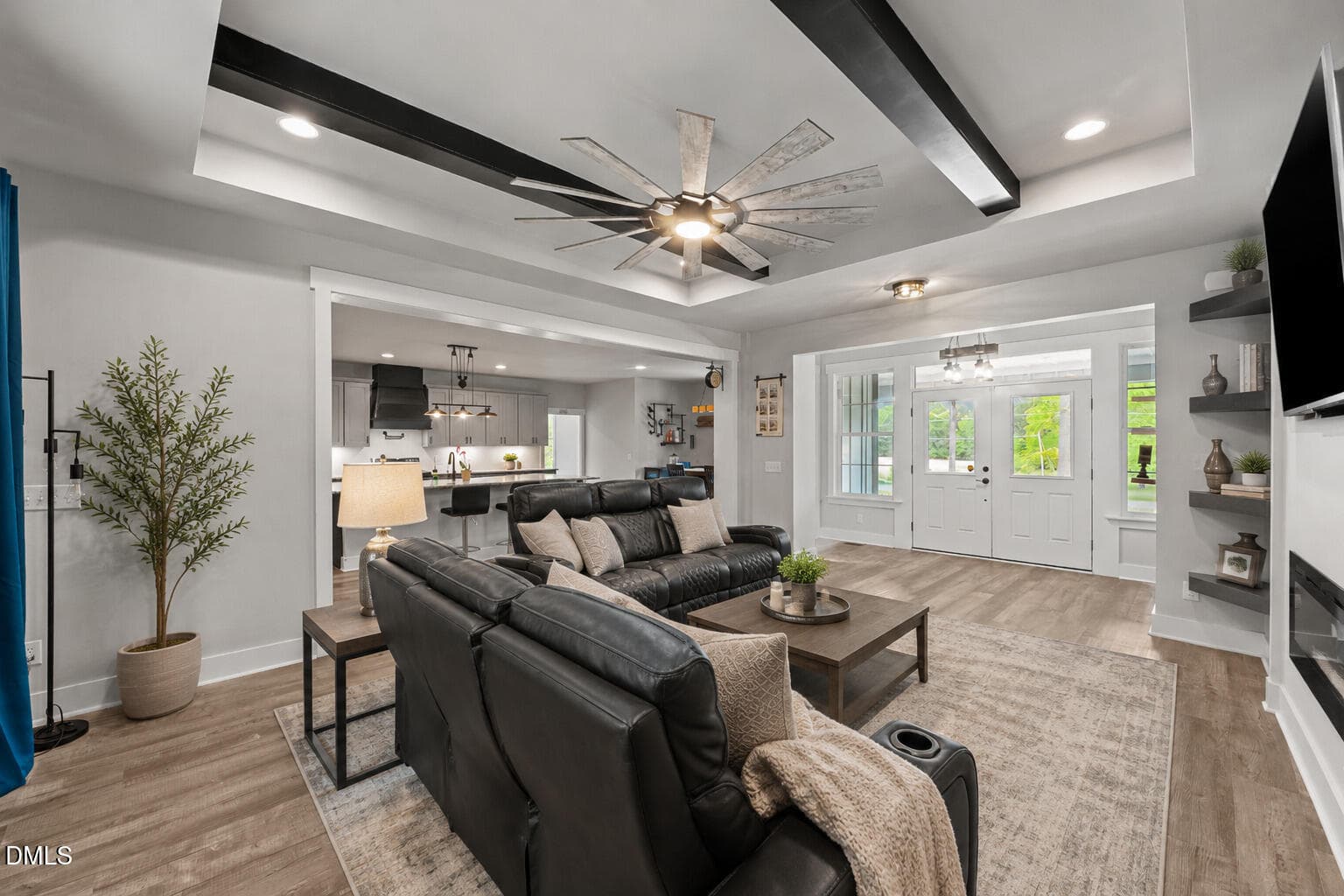 beamed-ceiling-farmhouse-home-burlington - 2560 John Lewis Road, Burlington, NC 27217