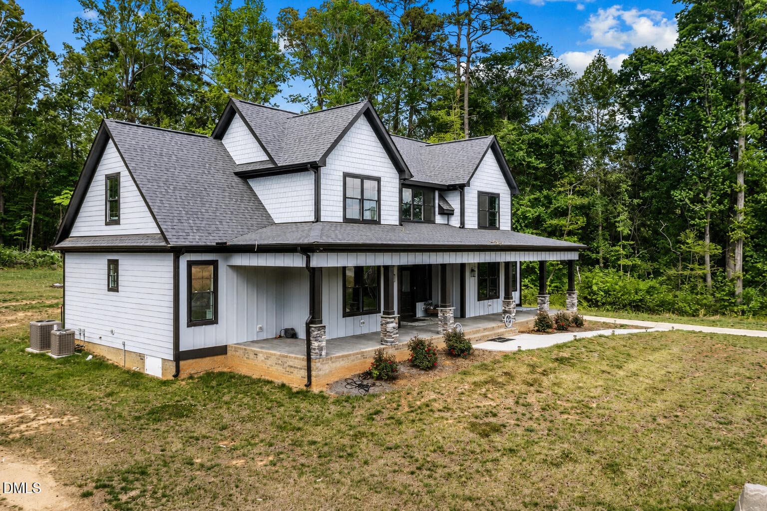 modern-farmhouse-living-room-burlington- - 2560 John Lewis Road, Burlington, NC 27217