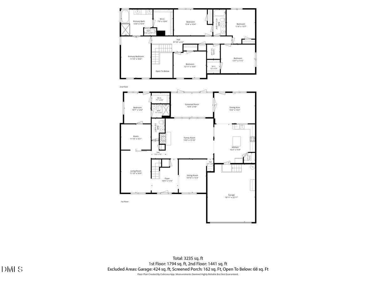 2D Floor Plan for 6600 Monnell Drive_2 ( - 6600 Monnell Drive, Raleigh, NC 27617, Raleigh