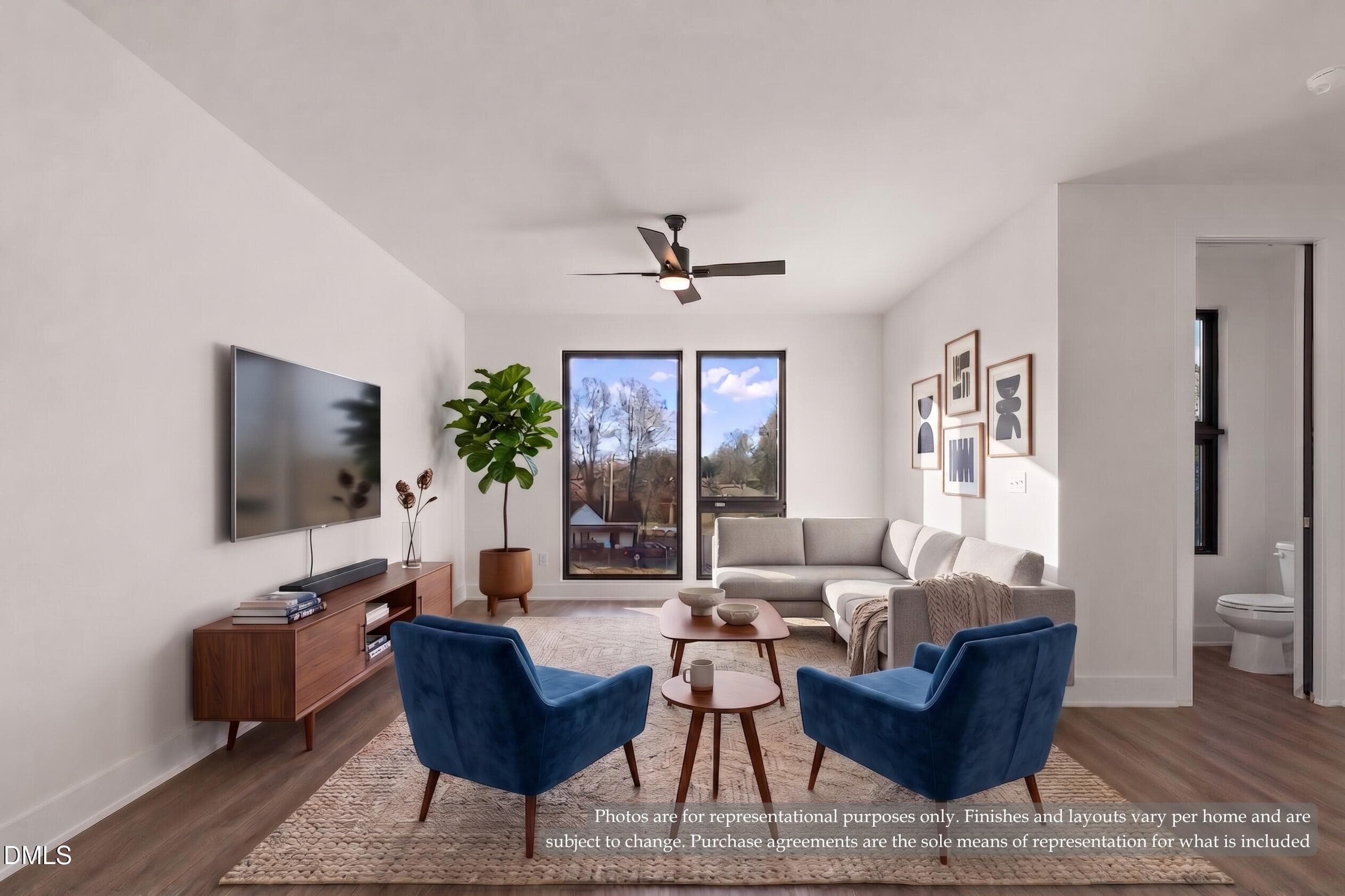 1011 Virtual Staged Photos_LR optionB - 512 Gordon Street 901, Durham, NC 27701, Durham