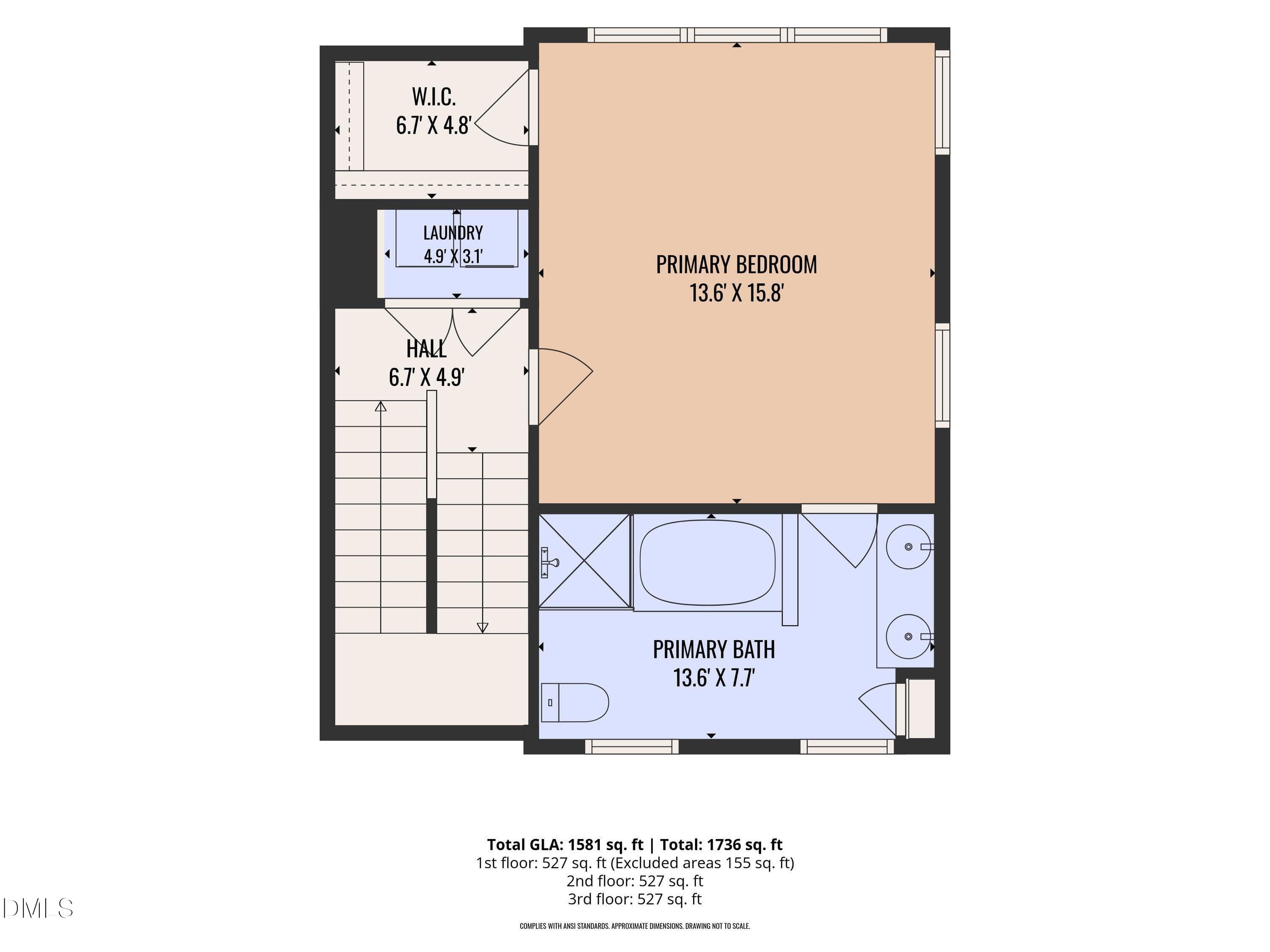 2nd_floor_3820_amelia_park_drive_raleigh - 3820 Amelia Park Drive, Raleigh, NC 27606, Raleigh