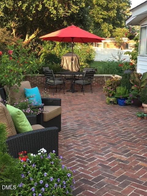 rear patio - 211 Barnette Avenue, Roxboro, NC 27573
