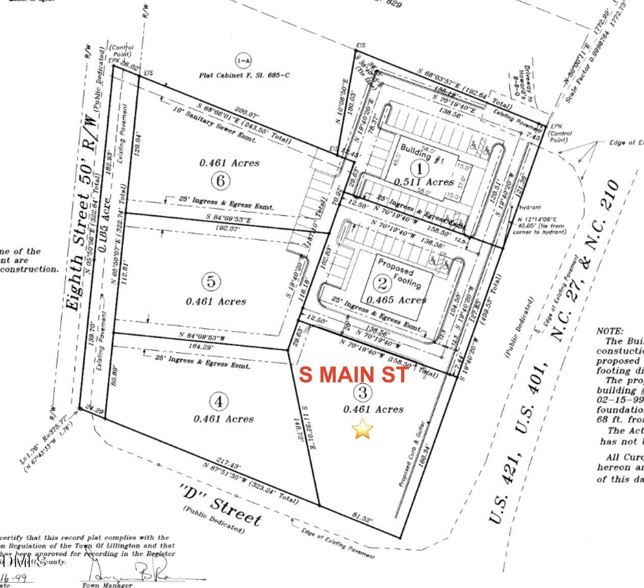 Lot 3 S MAIN ST - 102 S Main Street, Lillington, NC 27546