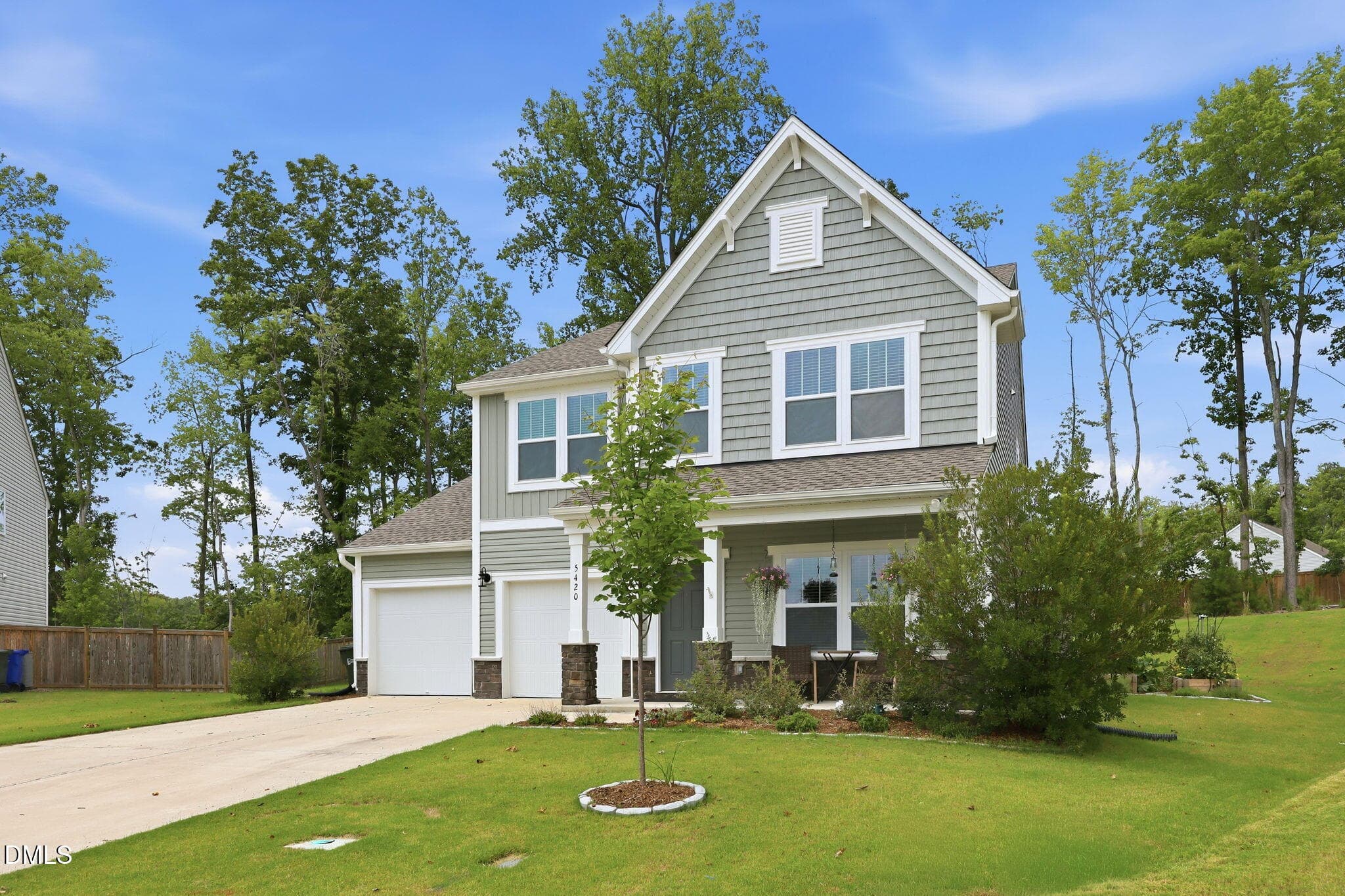 Front Exterior - 5420 Beardsley Court, Durham, NC 27712, Durham