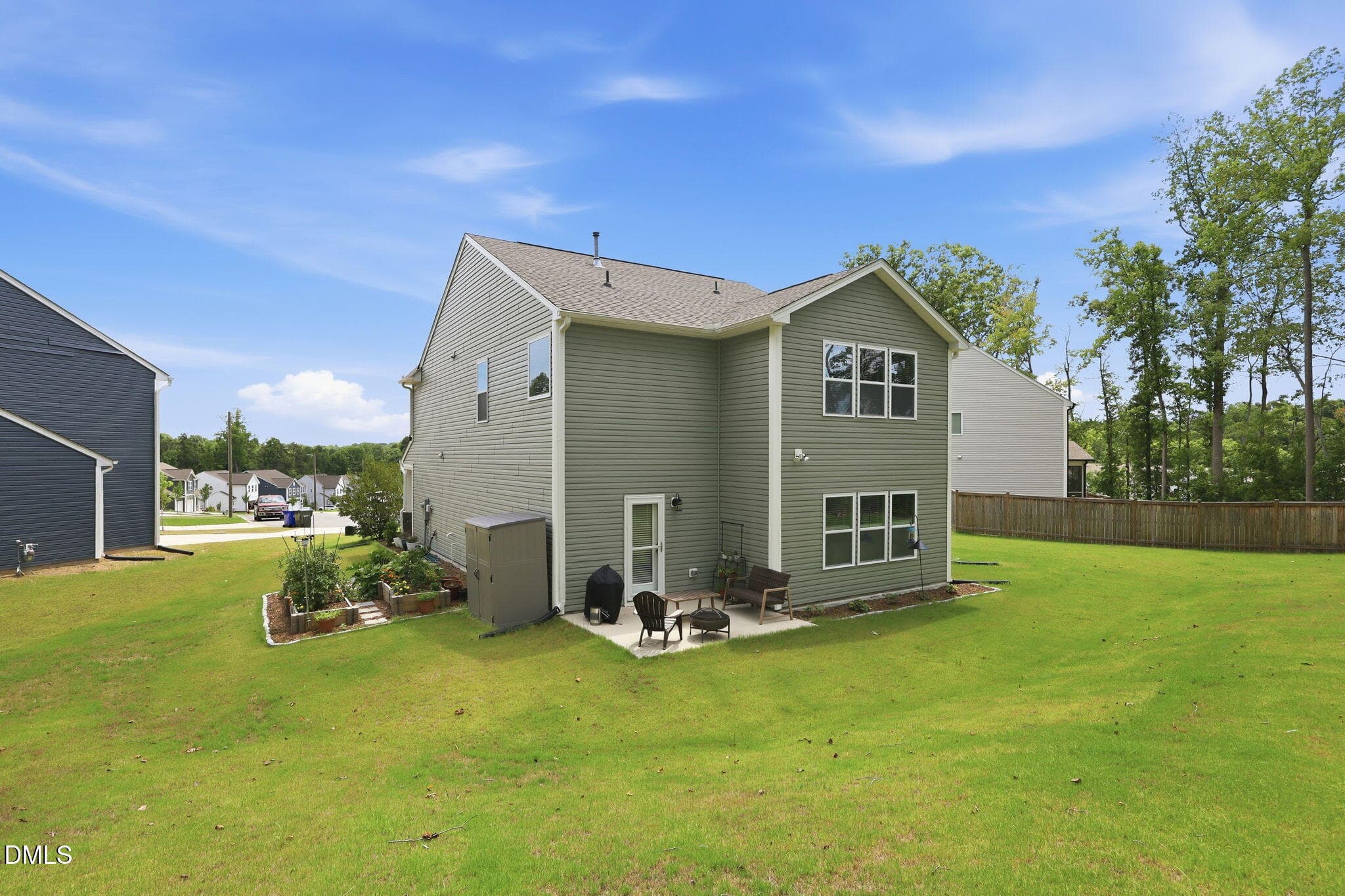 Rear Exterior - 5420 Beardsley Court, Durham, NC 27712, Durham