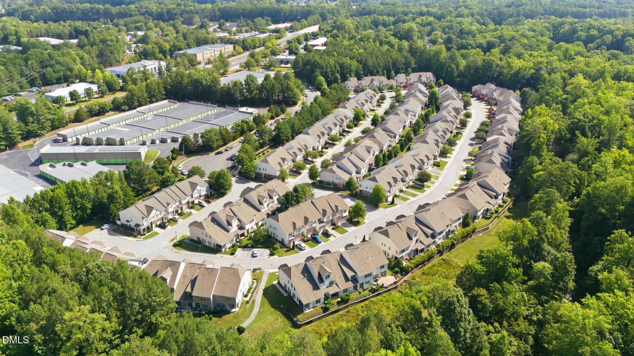 Aerial View - 734 Davenbury Way, Cary, NC 27513, Cary