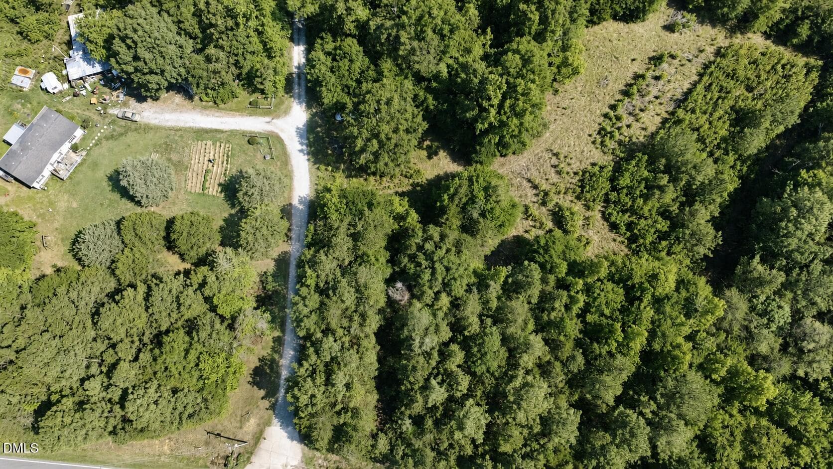 aerial of land in timberlake - 0 Weldon Painter Road, Timberlake, NC 27583