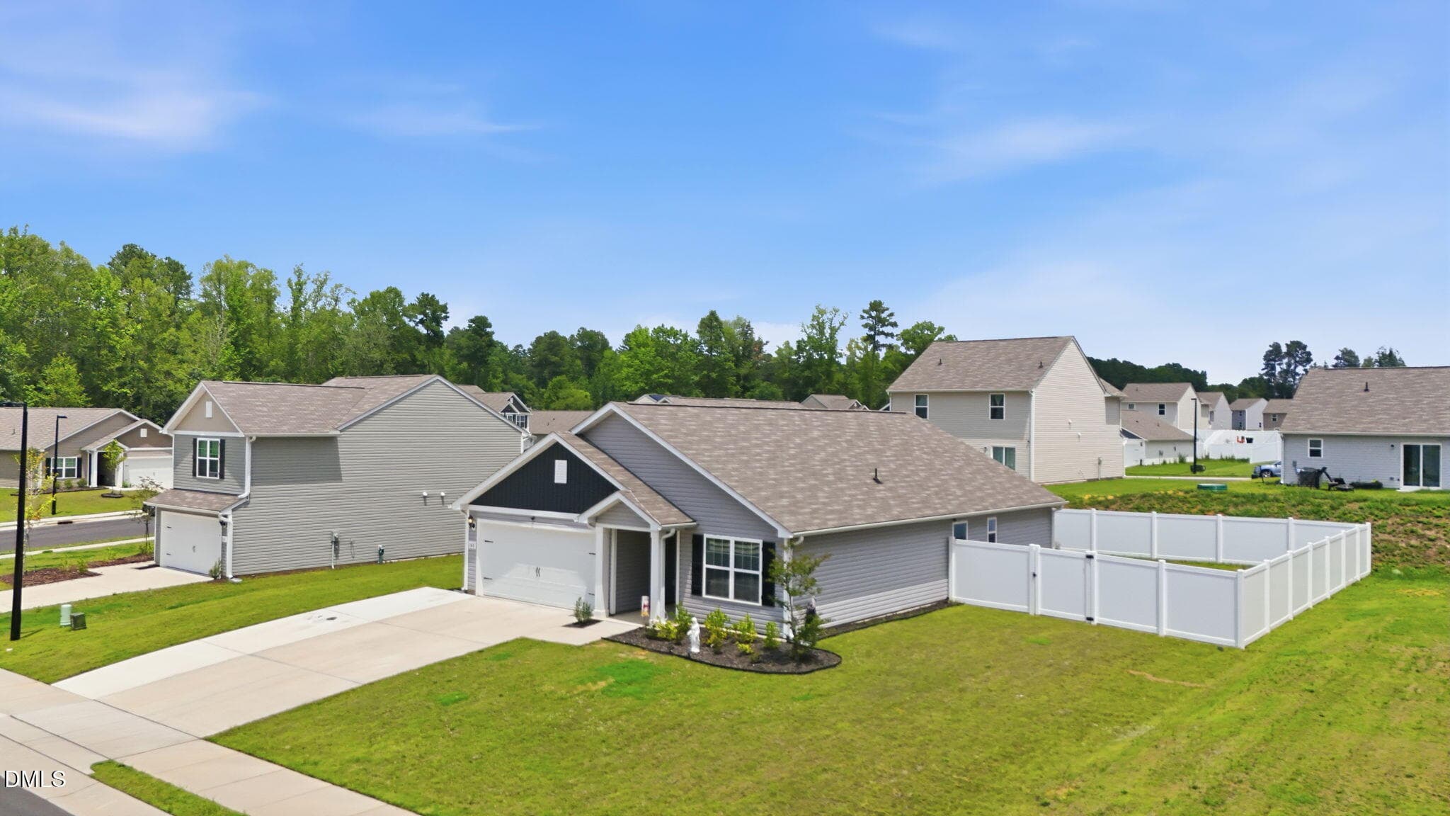Side View with Fence - 108 Anaheim Street, Oxford, NC 27565