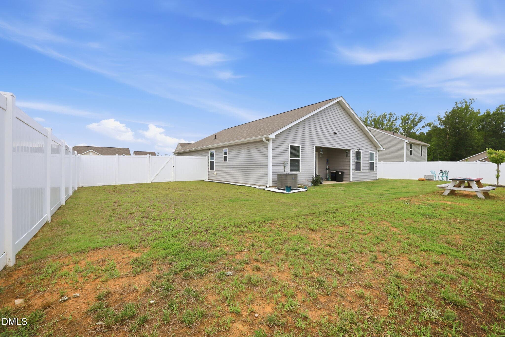 Large Fenced Backyard w/2 Gates - 108 Anaheim Street, Oxford, NC 27565