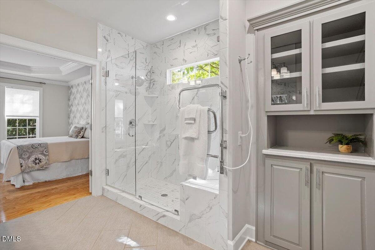 Primary Bath on main level - 902 Ravendale Place, Cary, NC 27513, Cary