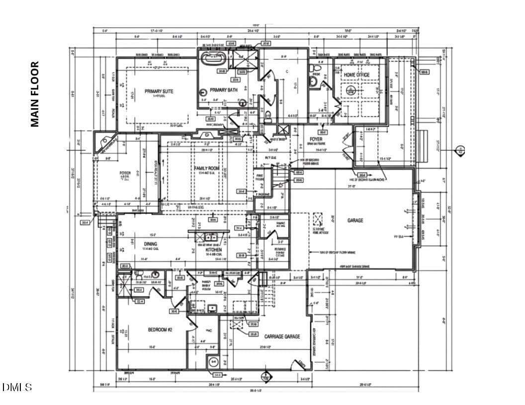 Floor Plan Landscape - 122 Meadow Drive, Cary, NC 27511
