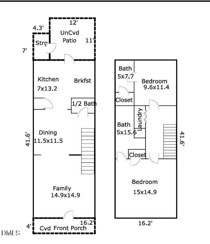 FLOOR PLAN - 690 Wickham Ridge Road, Apex, NC 27539