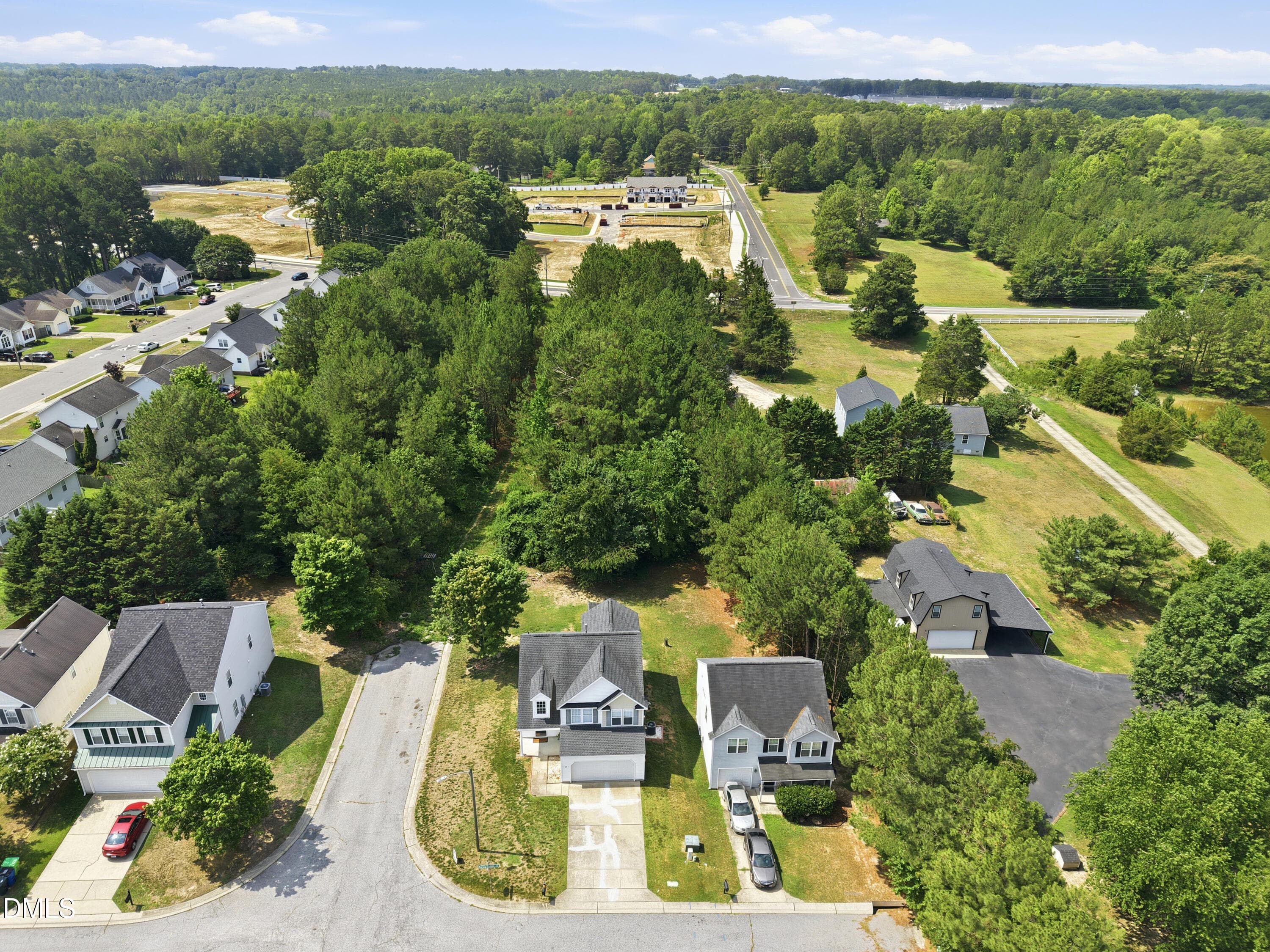 7028 Frount ariel DS - 7028 Barlows Knoll Street, Raleigh, NC 27610, Raleigh